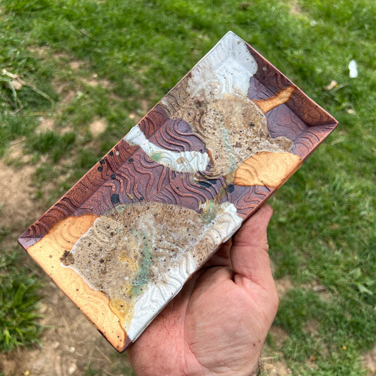 Handmade Pottery Handbuilt Rectangular Plate