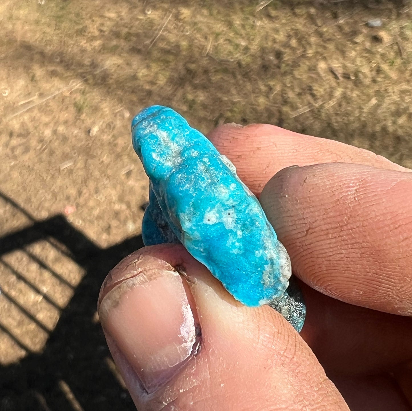Mini Parcel of Super Blue Ithaca Peak Rough Turquoise from Kingman, Arizona #14