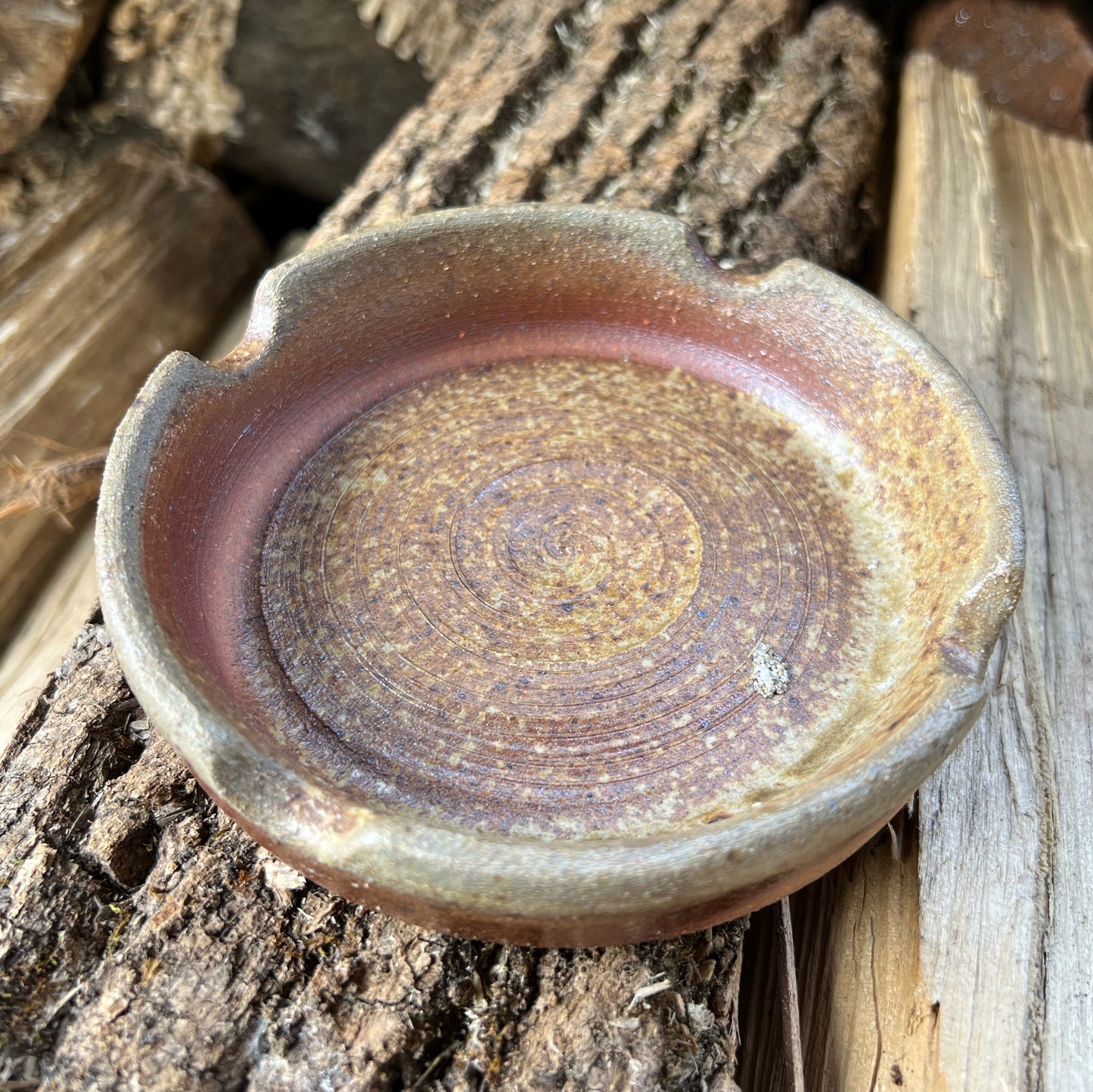 Wood Fired Handmade Pottery Ashtray