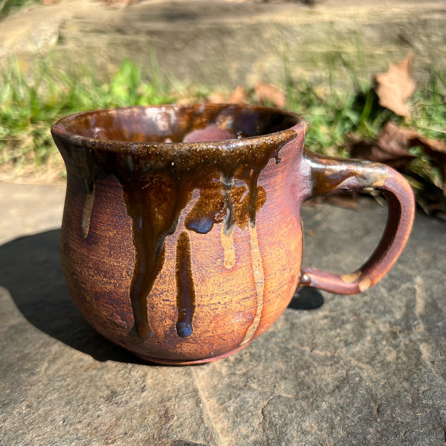 Handmade Pottery Facejug Coffee Mug