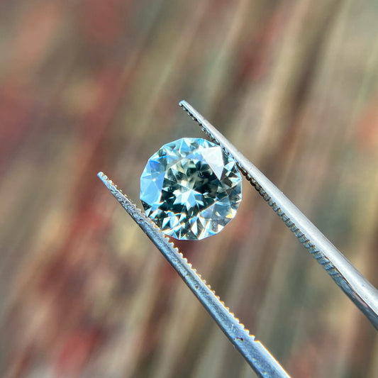 2.5ct Precision Cut Zircon Gemstone from Cambodia