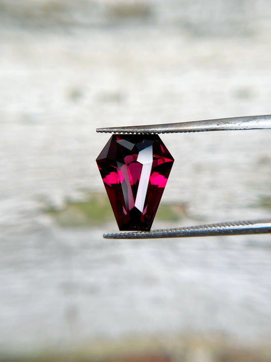 4.5ct Precision Cut Garnet Gemstone from Tanzania