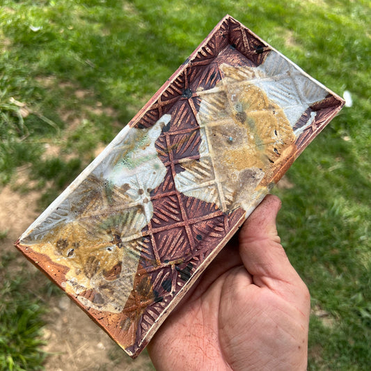 Handmade Pottery Handbuilt Rectangular Plate