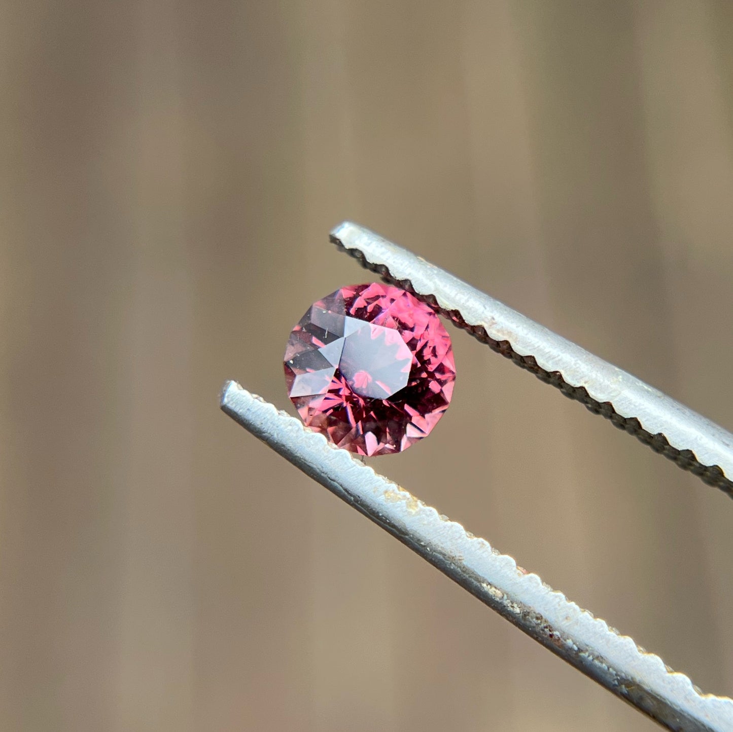 1.25ct Precision Cut Lindi Garnet Gemstone from Tanzania