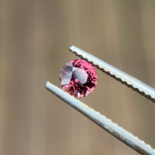 1.25ct Precision Cut Lindi Garnet Gemstone from Tanzania