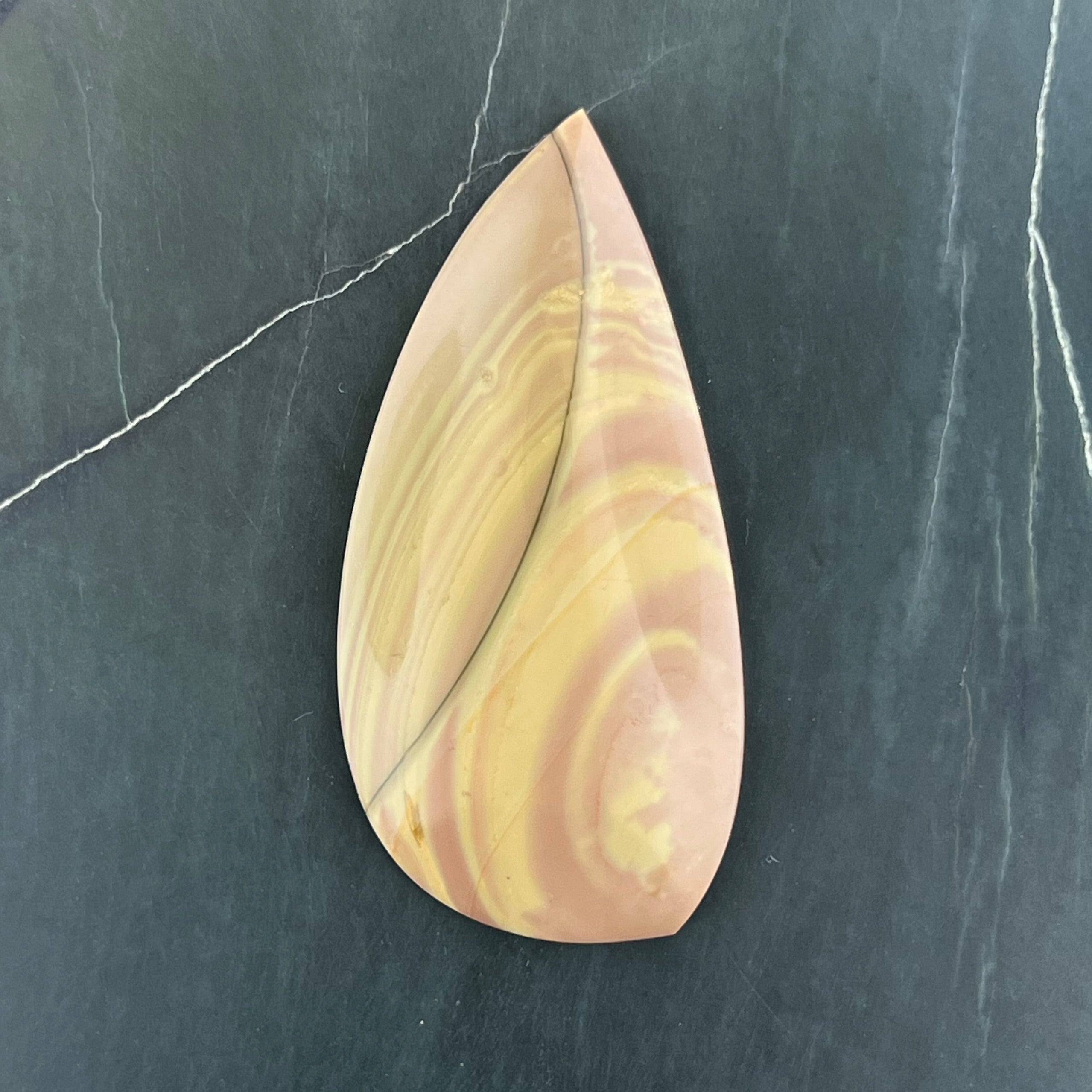 Blue Mountain Jasper Hand Cut Cabochon from Oregon