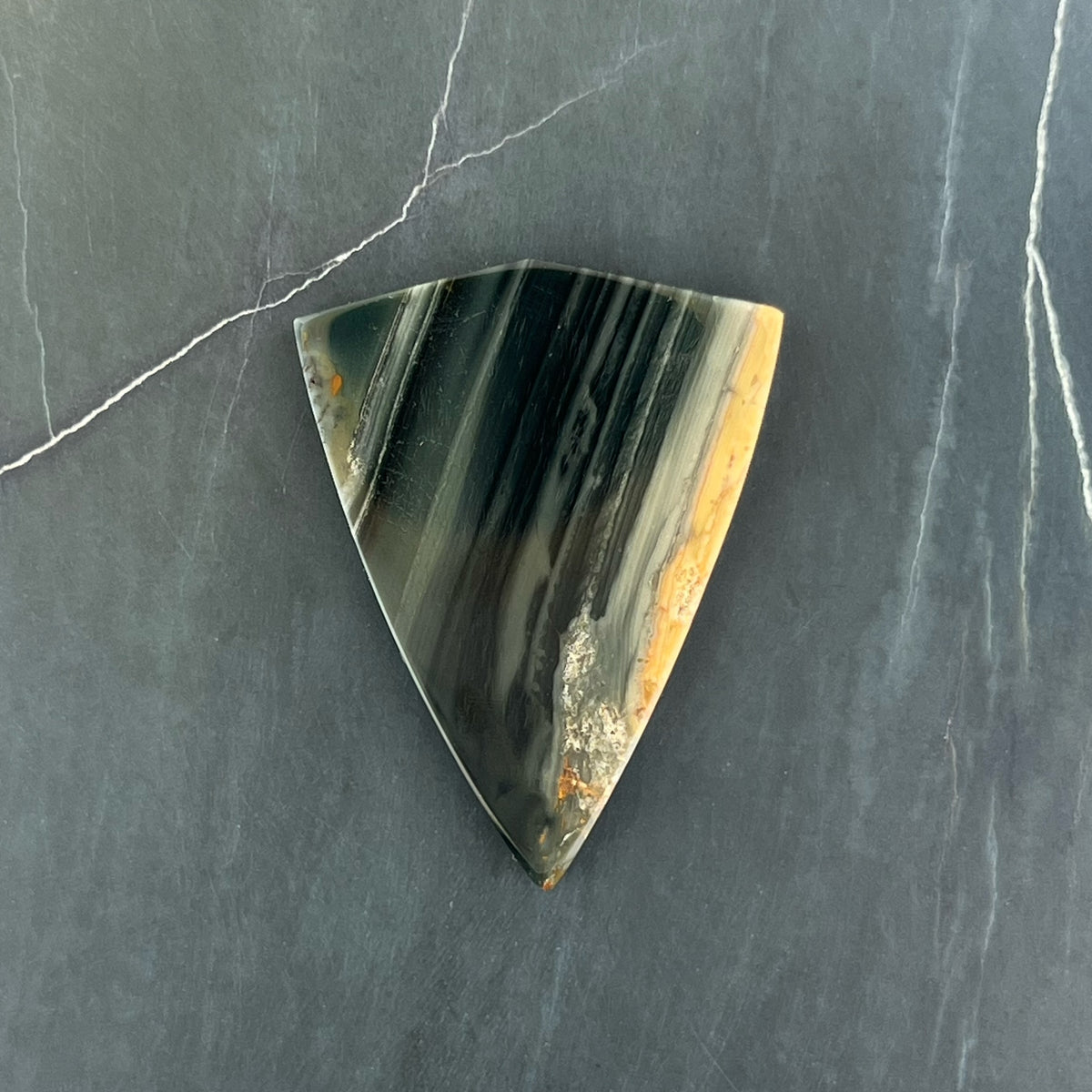 Blue Mountain Jasper Hand Cut Cabochon from Oregon