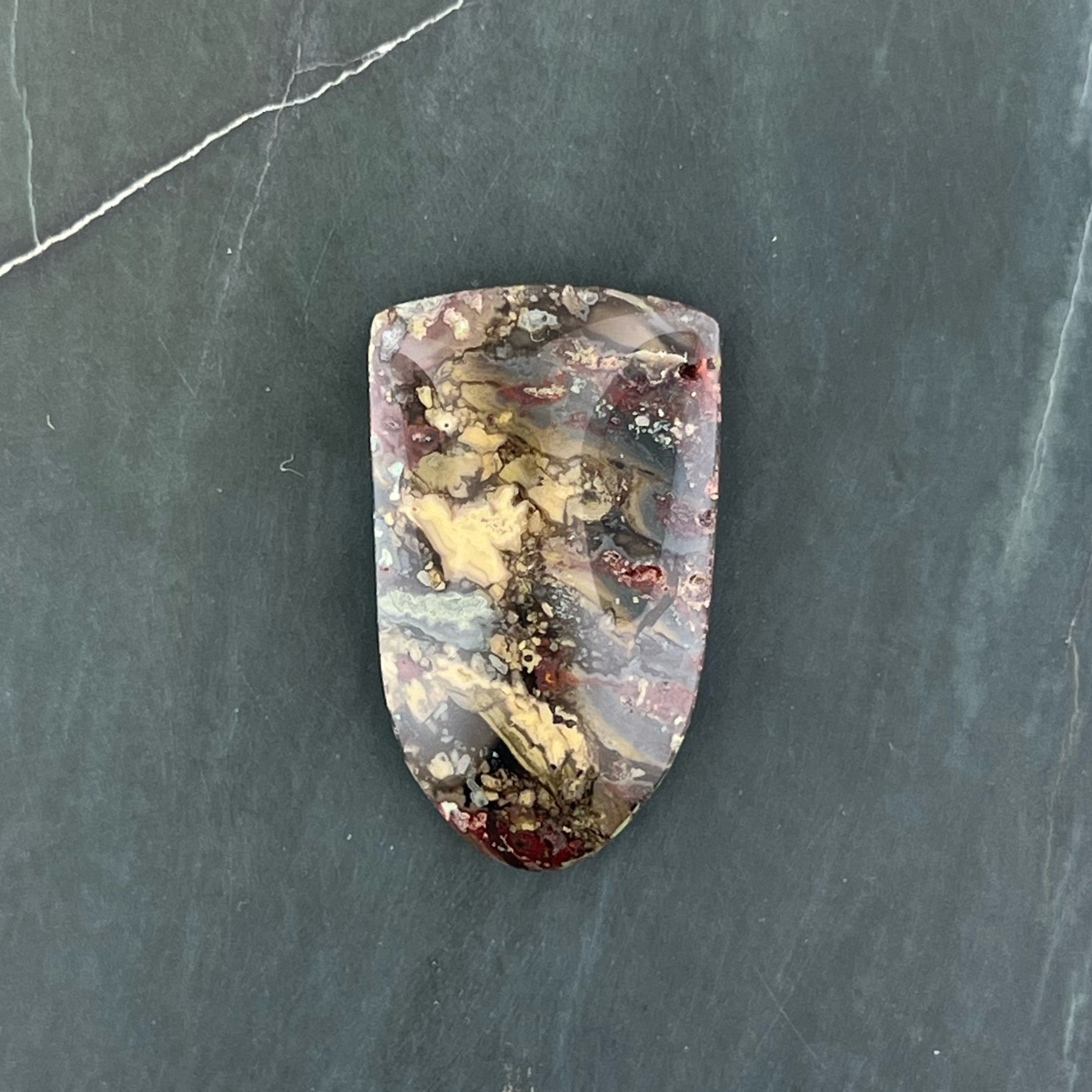 Idaho Wildfire Agate Hand Cut Cabochon from Idaho