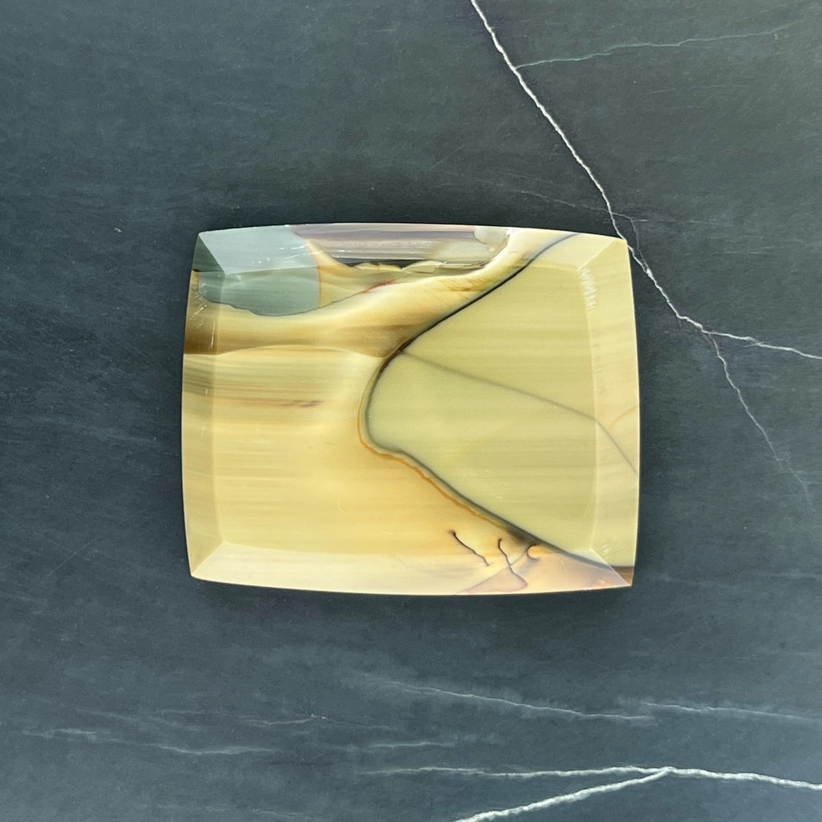 Blue Mountain Jasper Hand Cut Cabochon from Oregon