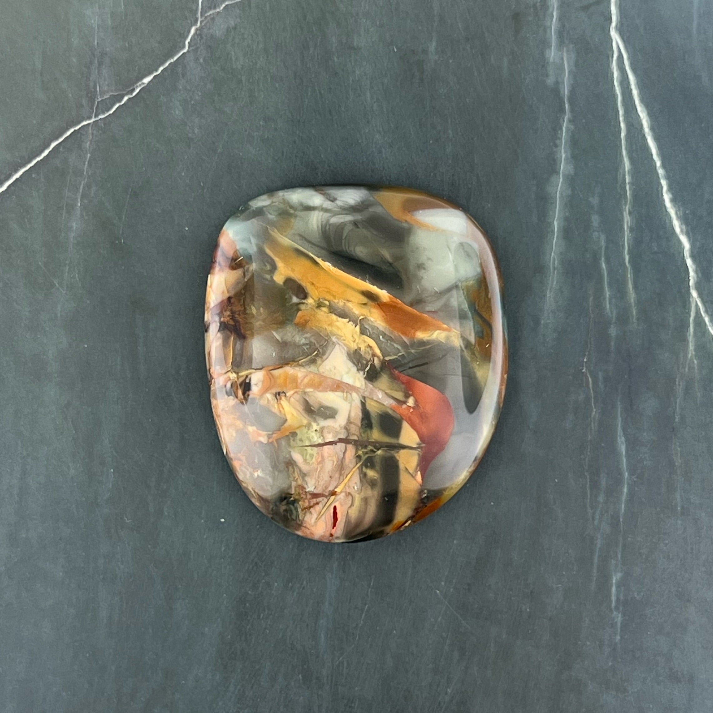 Morrisonite Jasper Hand Cut Cabochon from Oregon