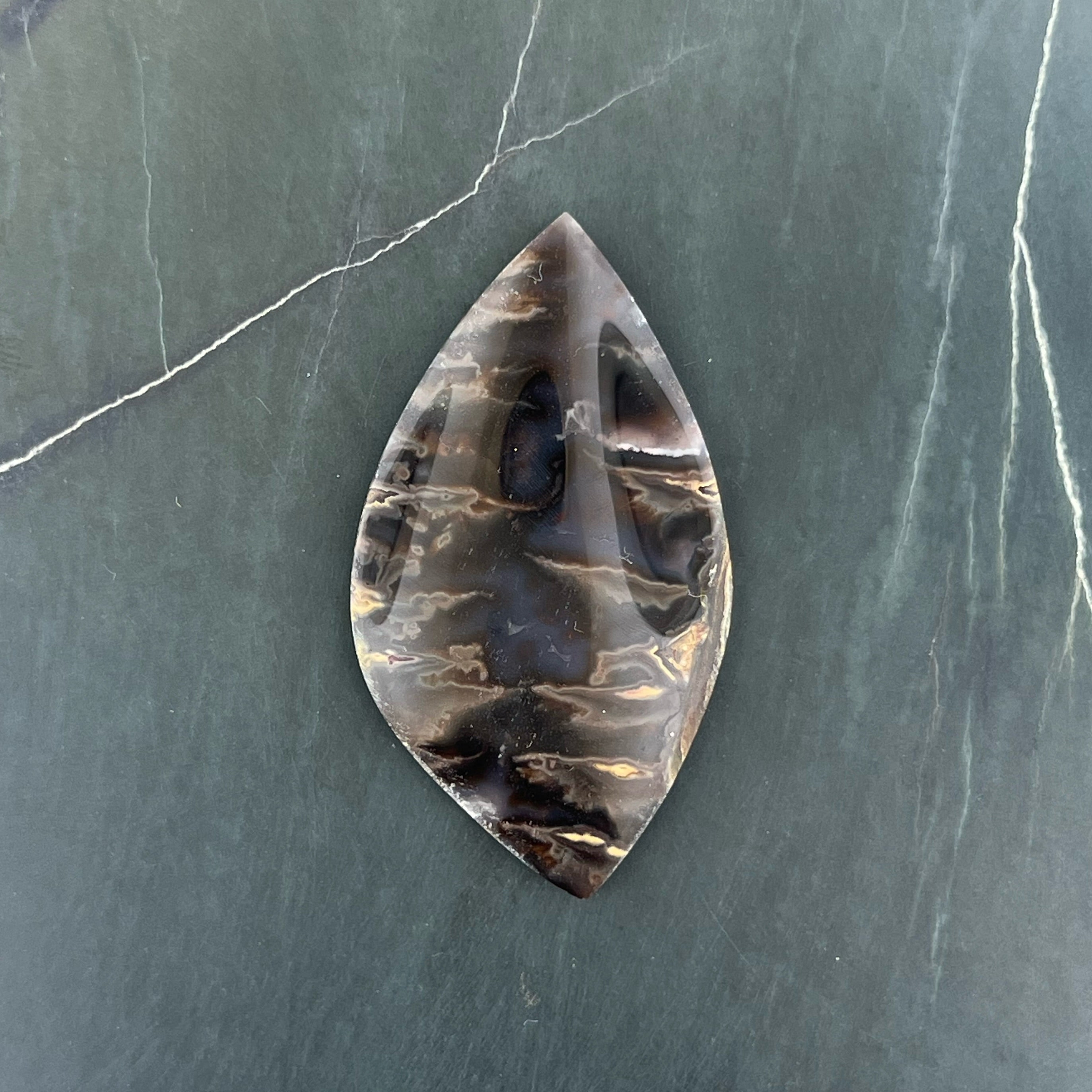 Idaho Wildfire Agate Hand Cut Cabochon from Idaho
