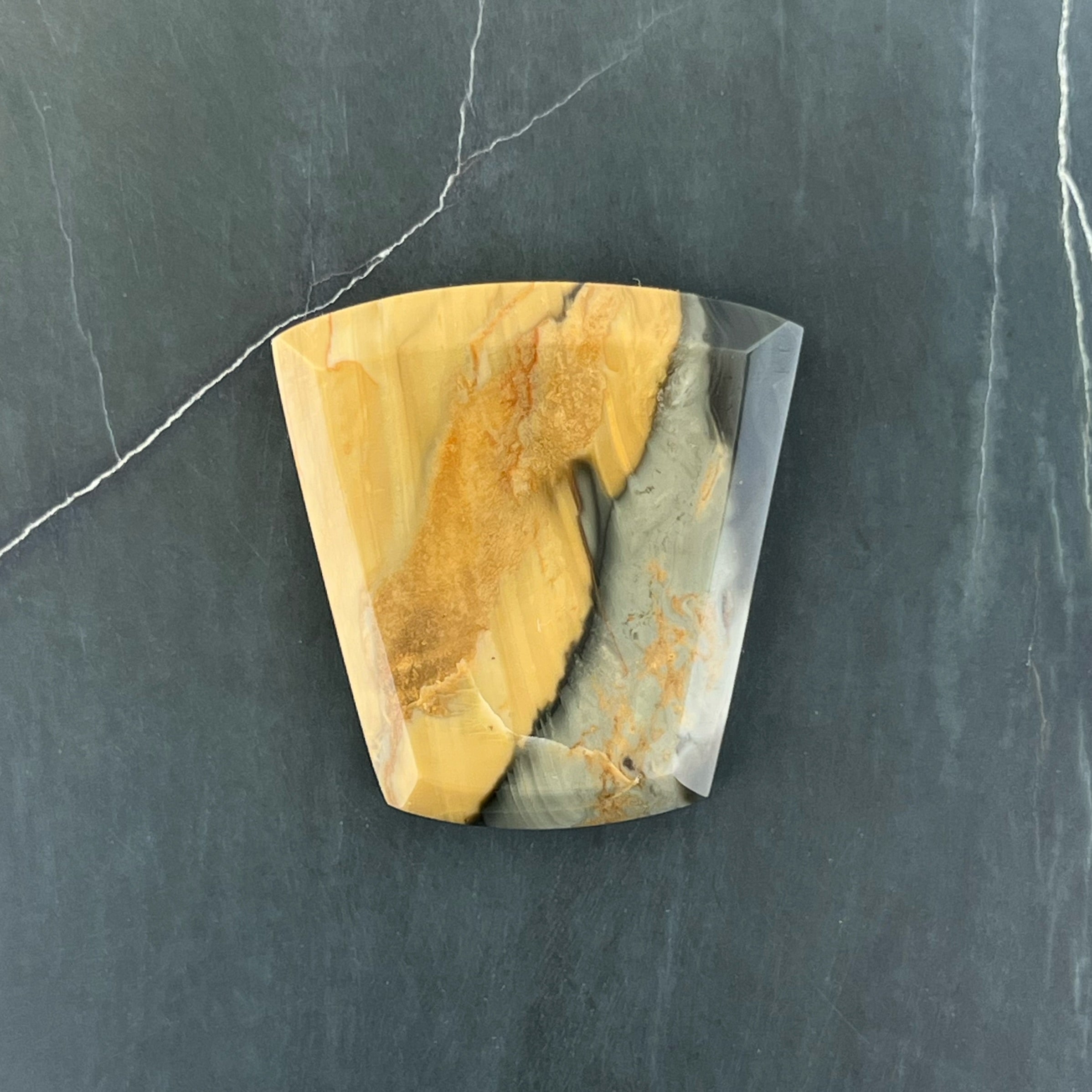 Blue Mountain Jasper Hand Cut Cabochon from Oregon