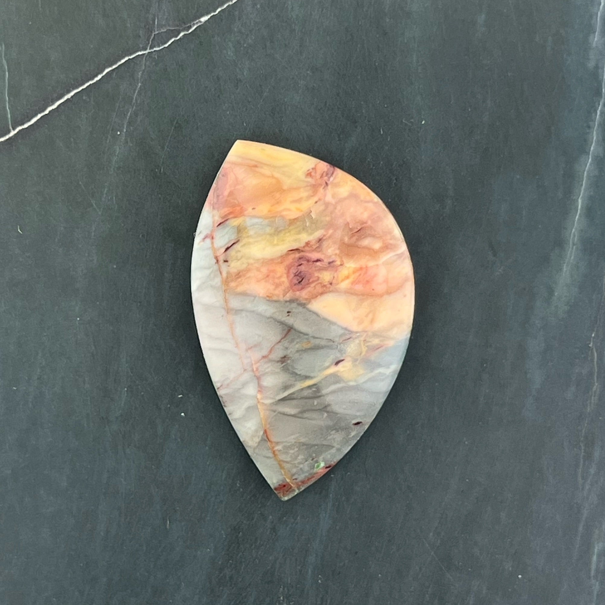 Brushfire Jasper Hand Cut Cabochon from Oregon