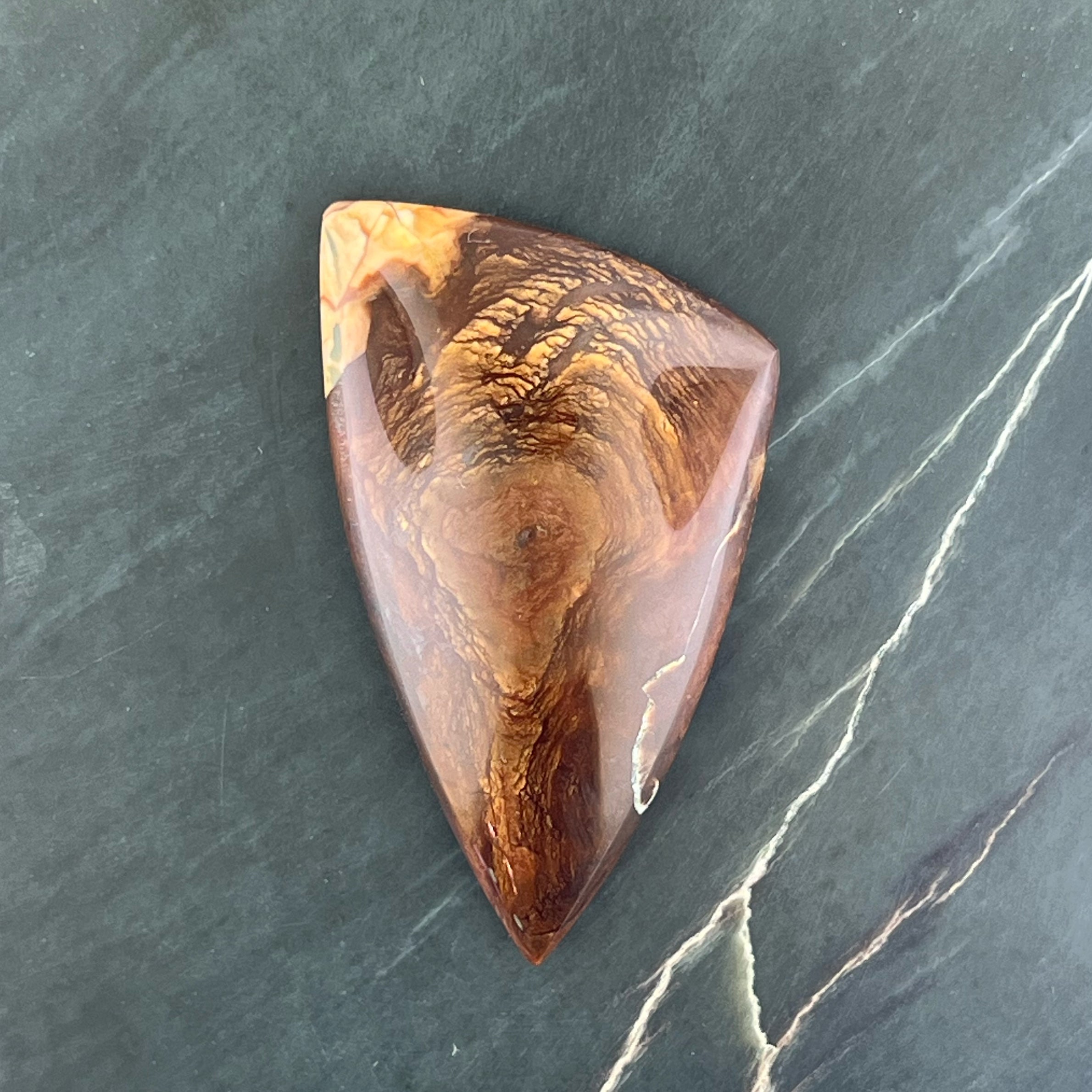Deschutes Jasper Hand Cut Cabochon from Oregon