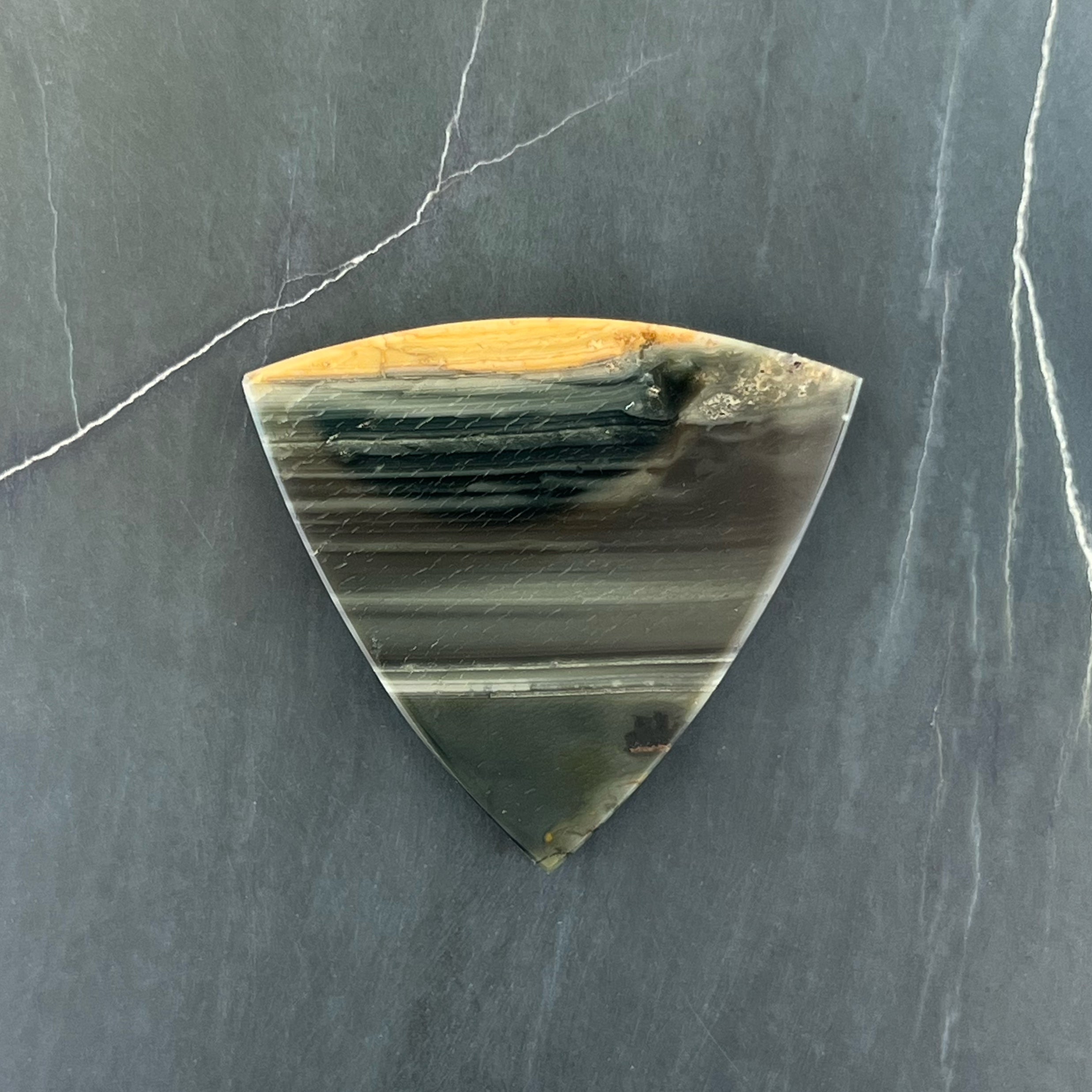Blue Mountain Jasper Hand Cut Cabochon from Oregon