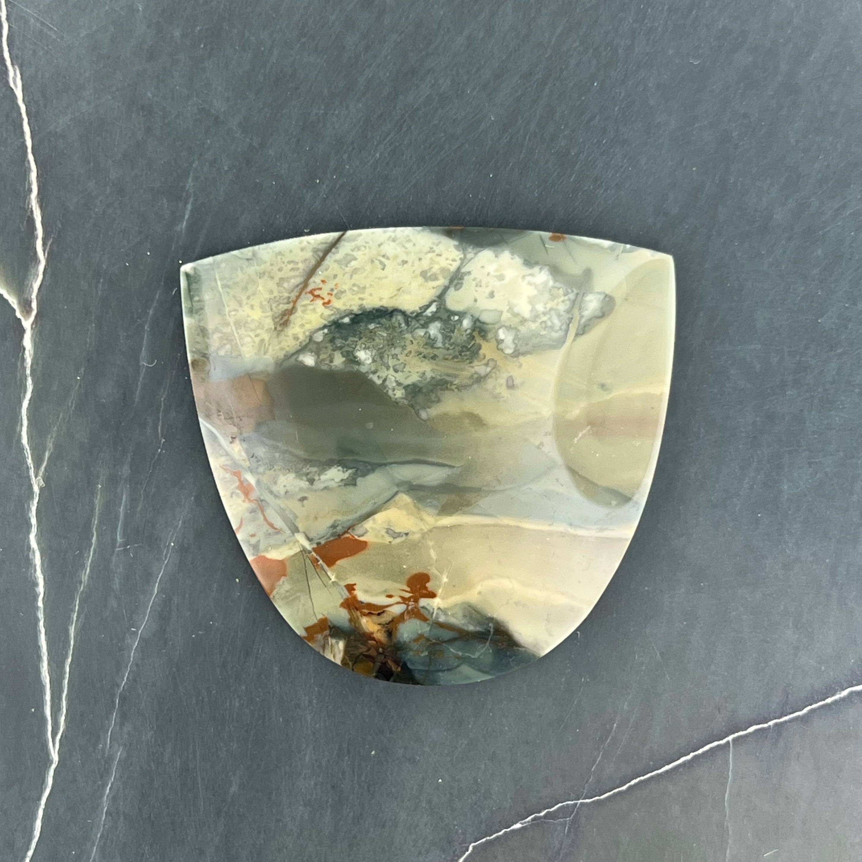 Morrisonite Jasper Hand Cut Cabochon from Oregon