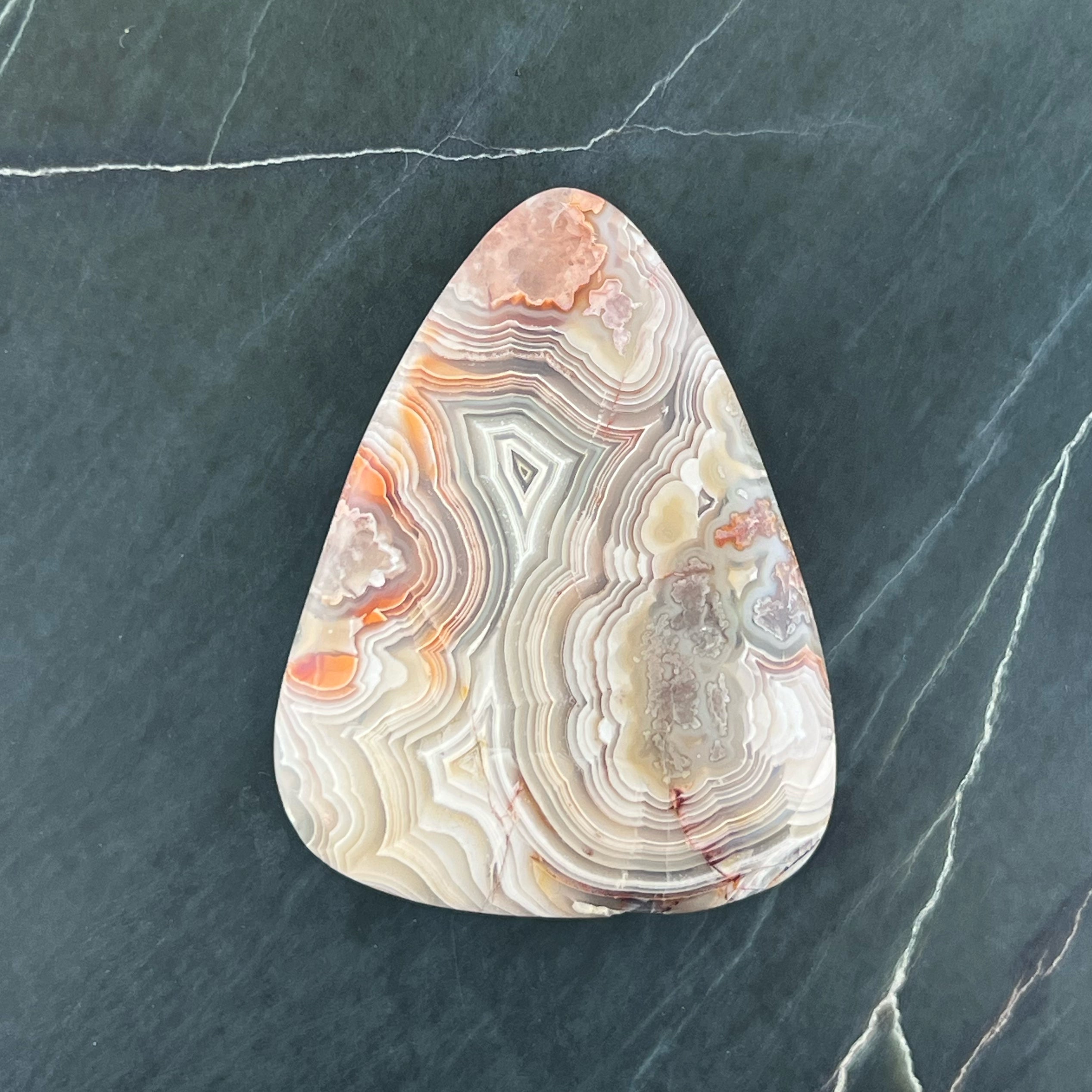 Crazy Lace Agate Hand Cut Cabochon