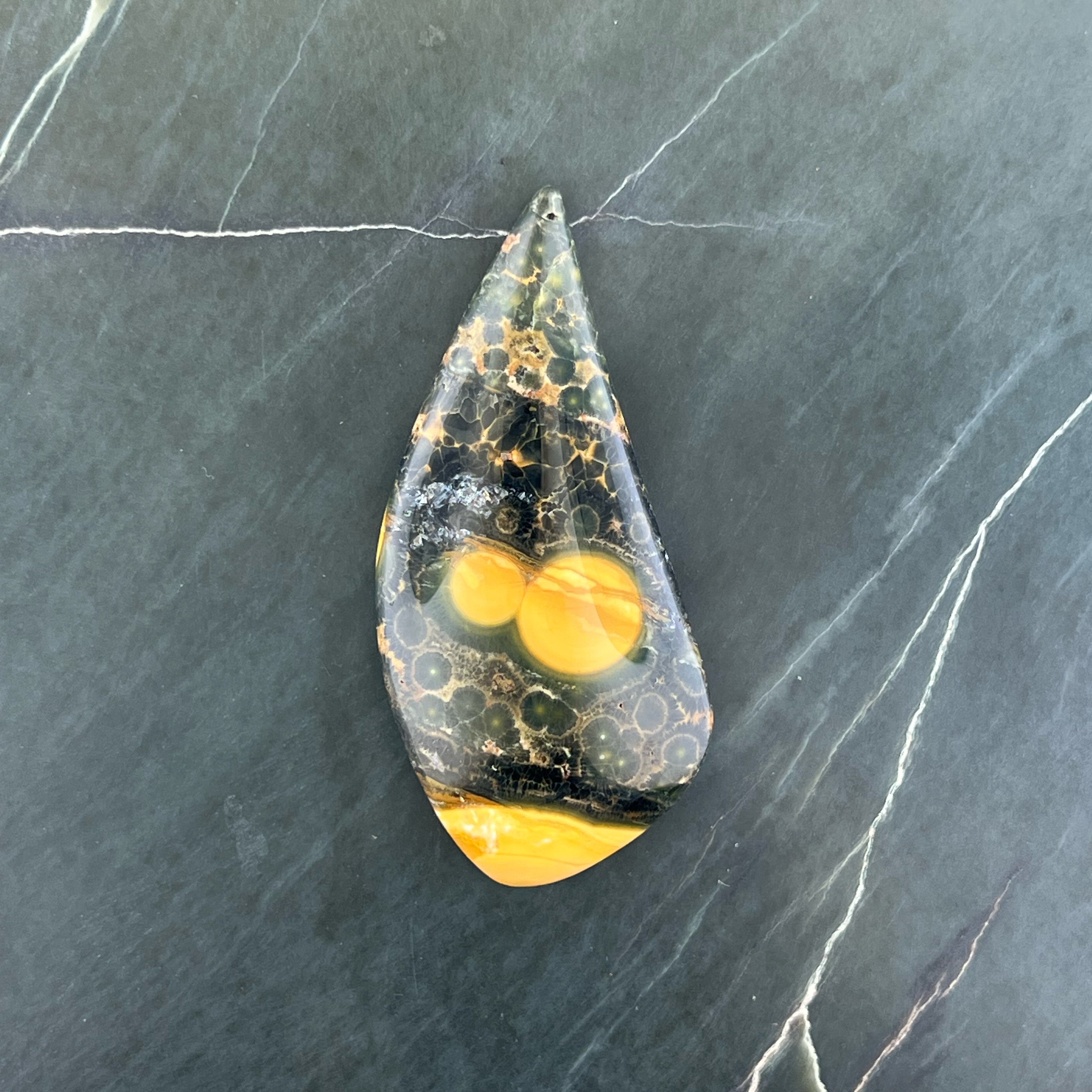 River Jasper Hand Cut Cabochon