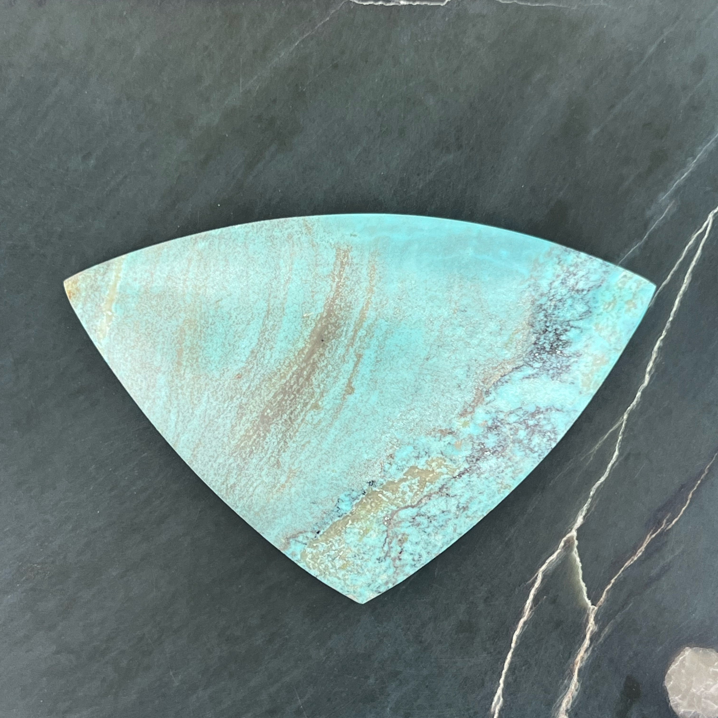 Number 8 Turquoise Hand Cut Cabochon from Oregon