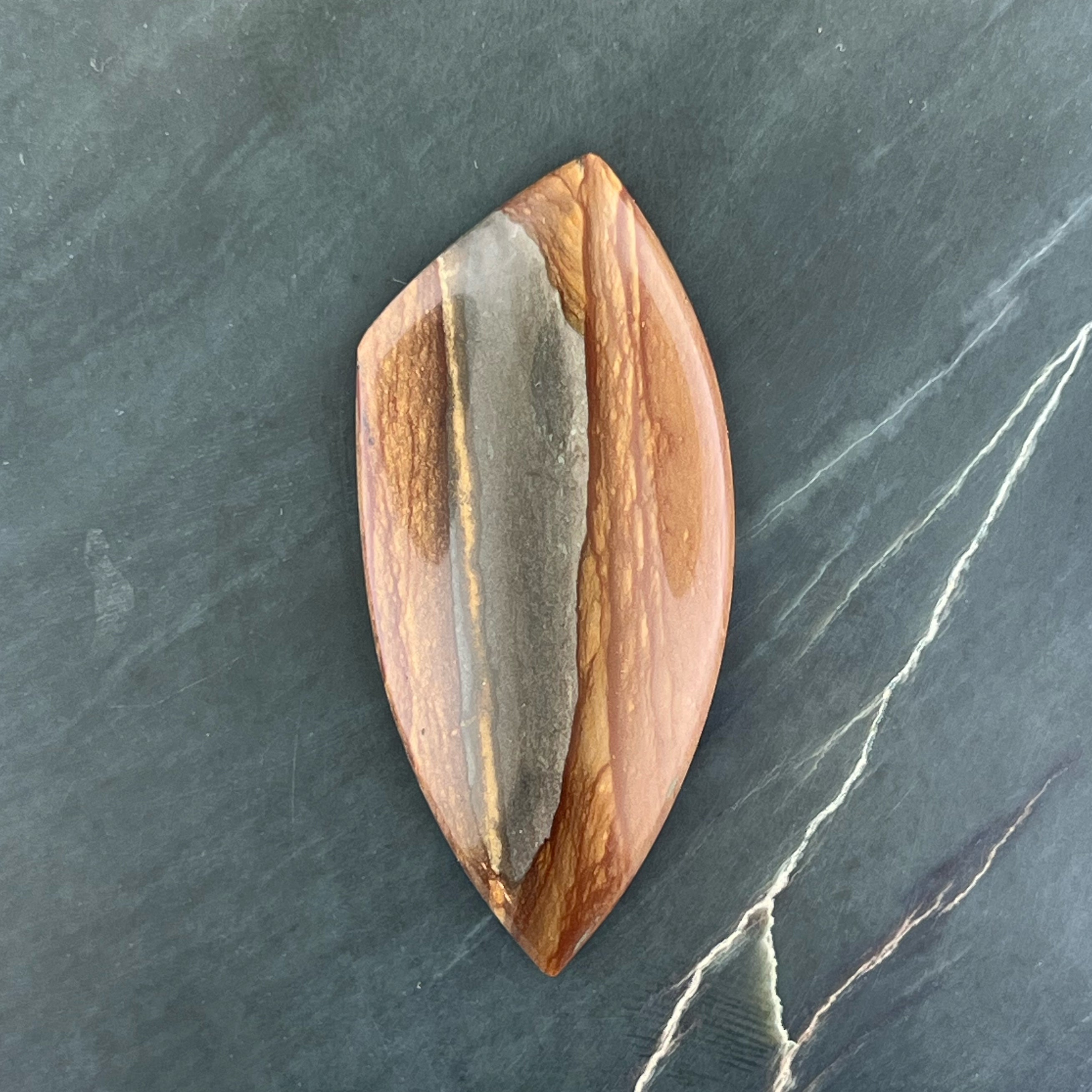 Cave Mountain Picture Jasper Hand Cut Cabochon