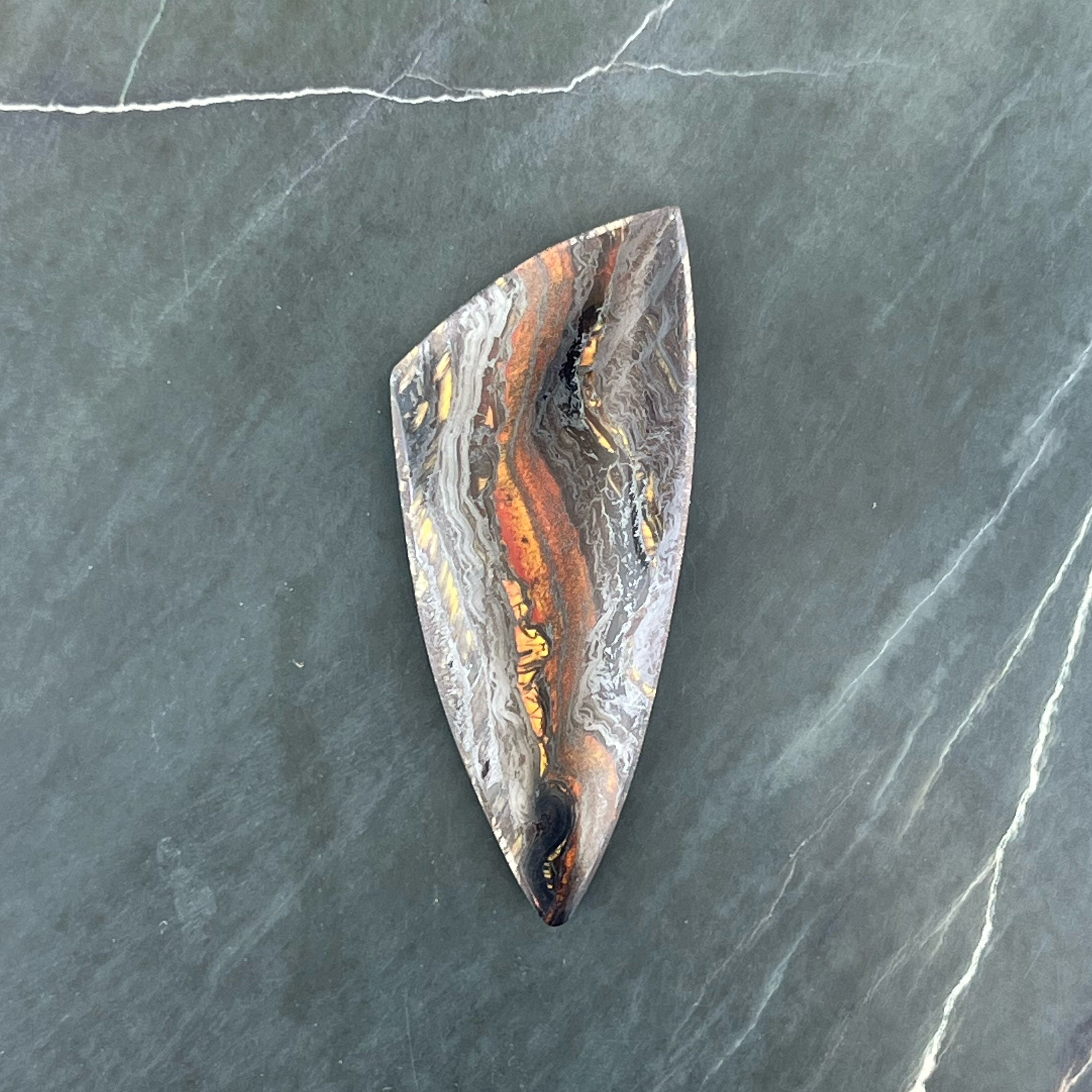 Tiger Iron Hand Cut Cabochon