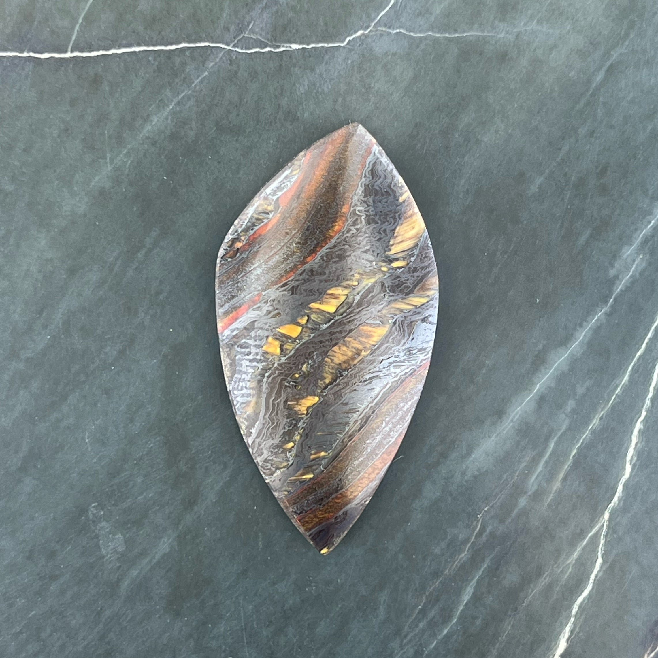 Tiger Iron Hand Cut Cabochon
