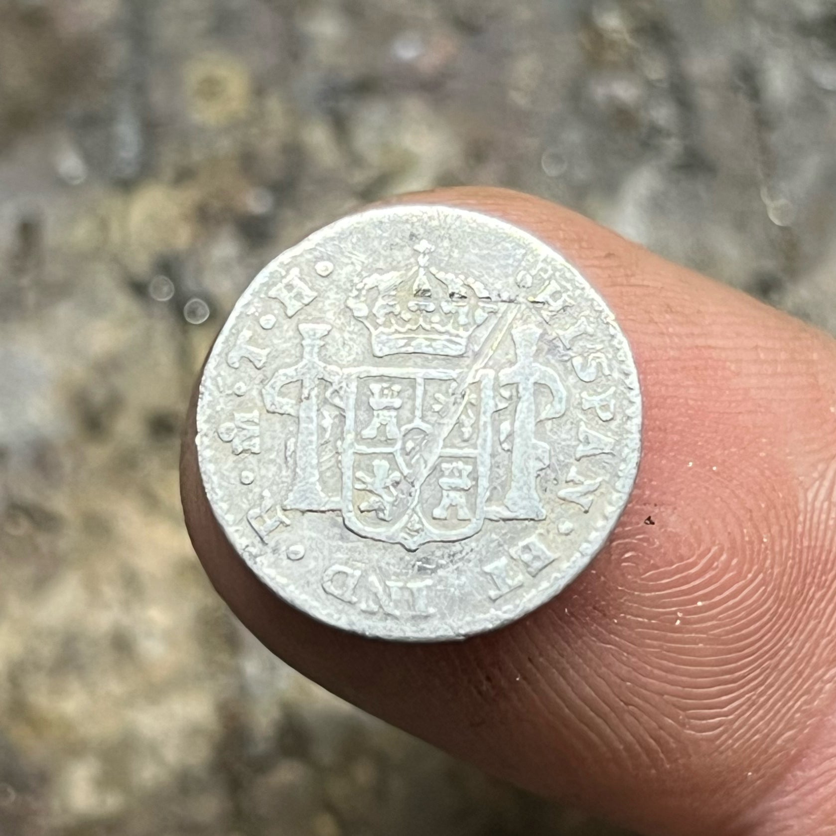 1797 Bolivia Silver ½ Real – Charles IV – Potosí Mint Colonial Coin
