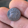 1756 Catalonia 1 Ardite Spanish Colonial Copper Coin