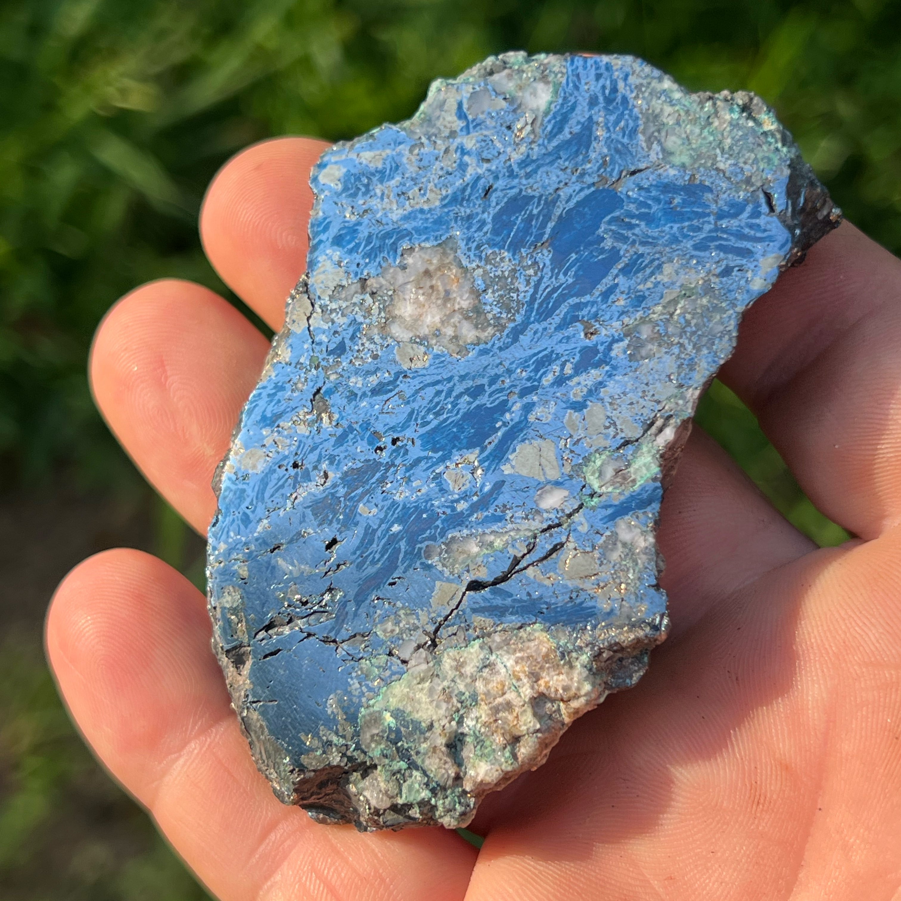 Covellite from Montana Polished Display Specimen
