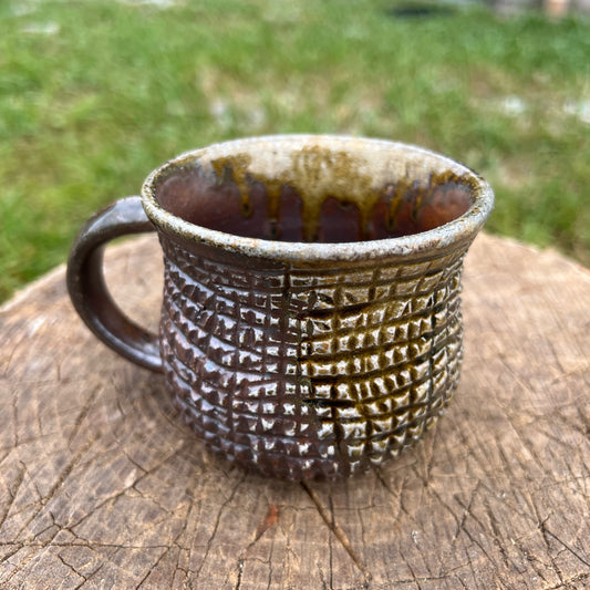 Wood Fired Handmade Pottery Coffee Mug