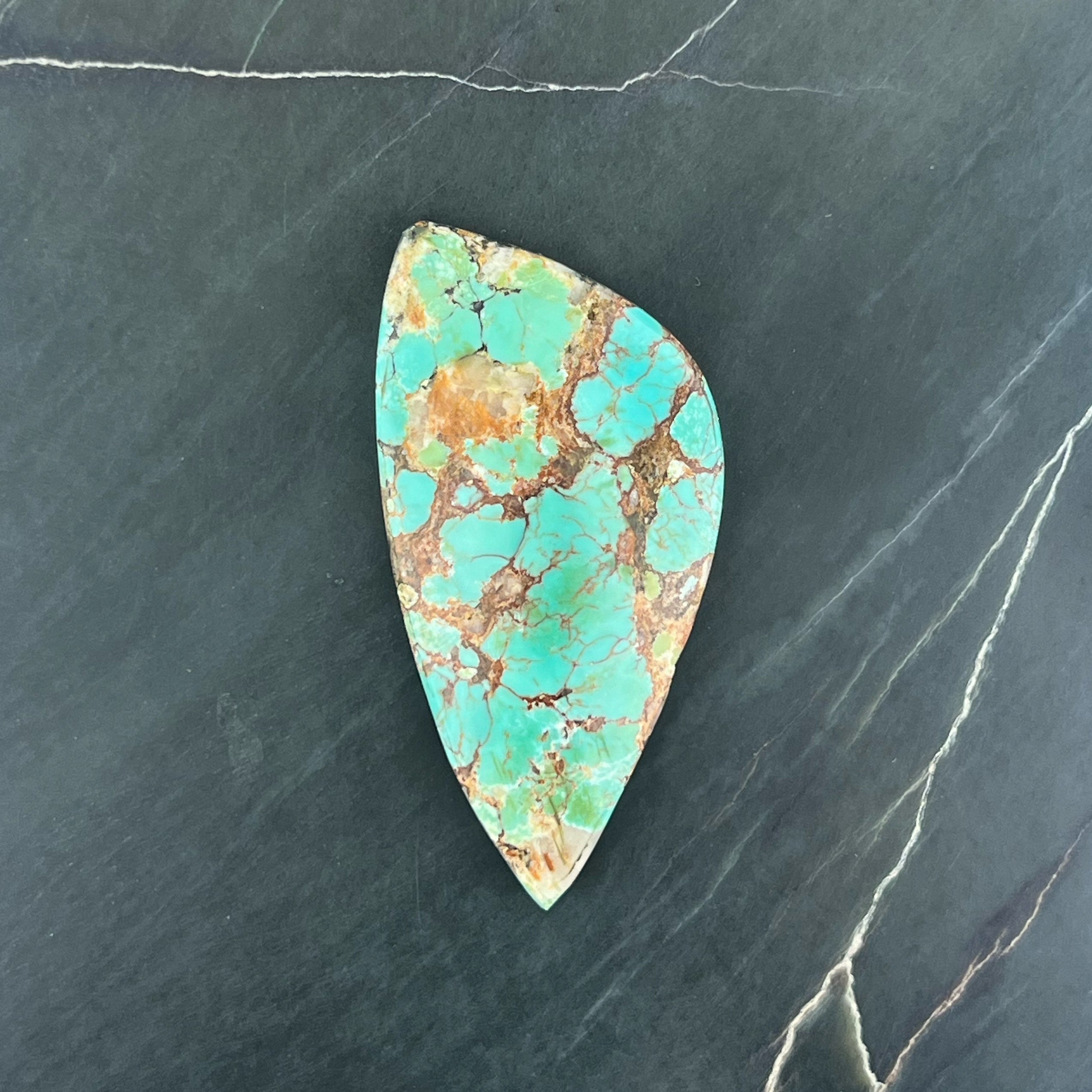 Hubei Turquoise Hand Cut Cabochon