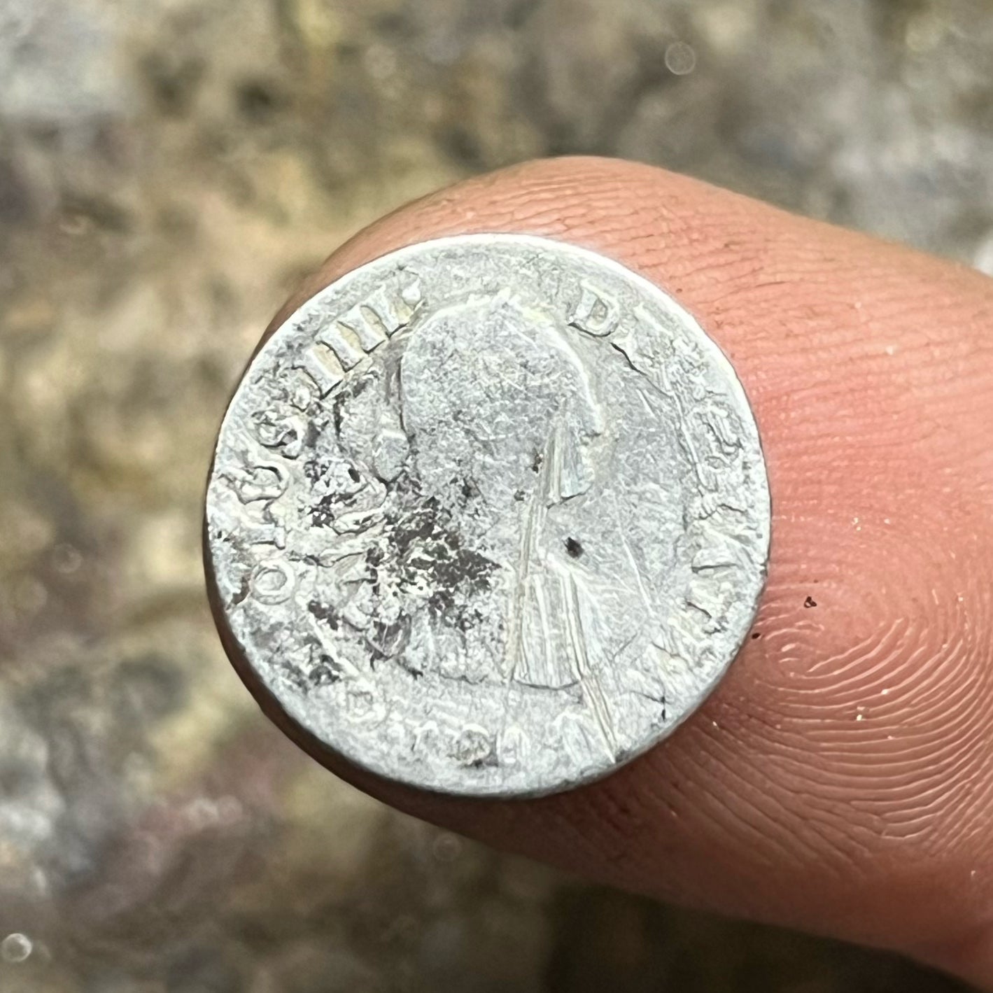 1797 Bolivia Silver ½ Real – Charles IV – Potosí Mint Colonial Coin