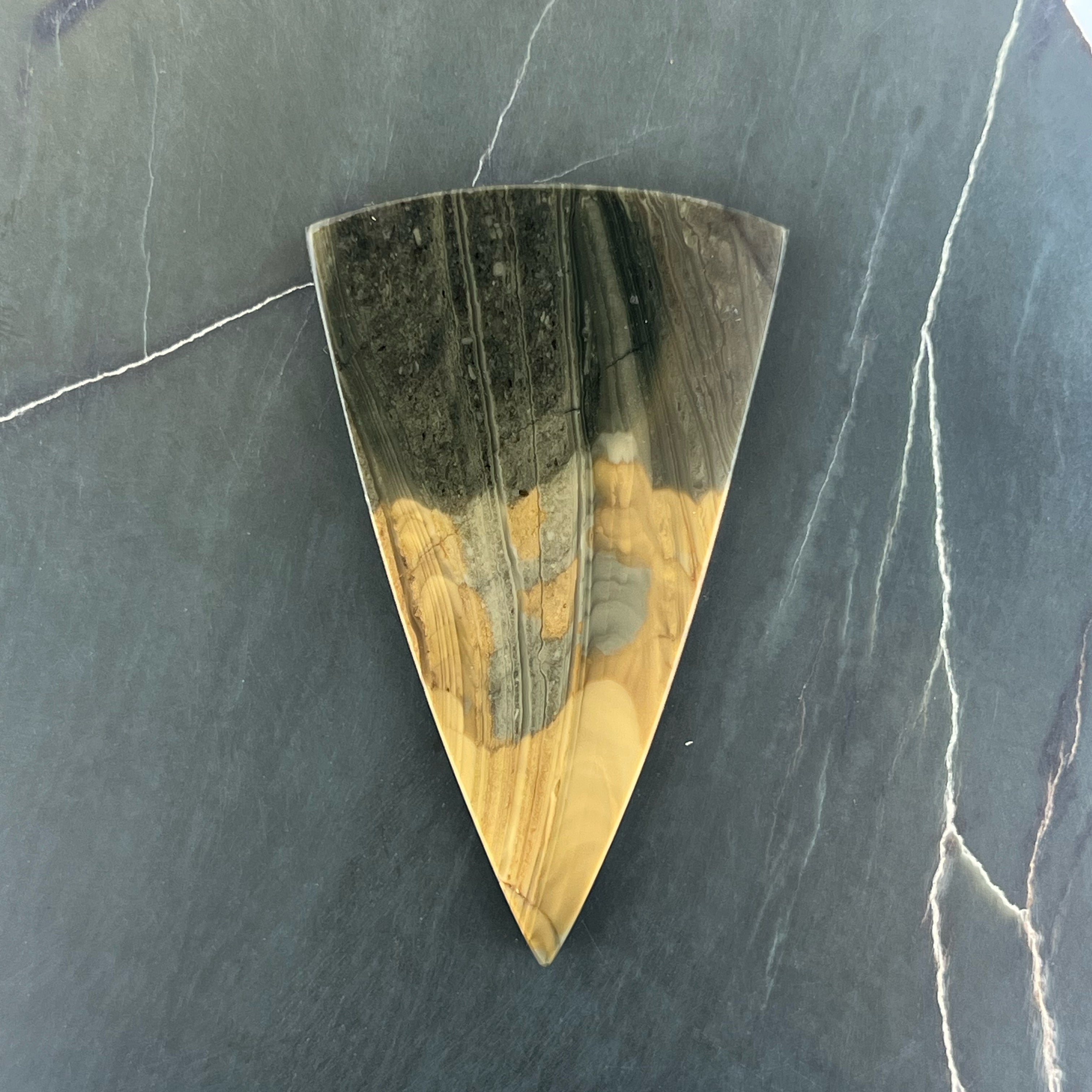 Blue Mountain Jasper Hand Cut Cabochon from Oregon