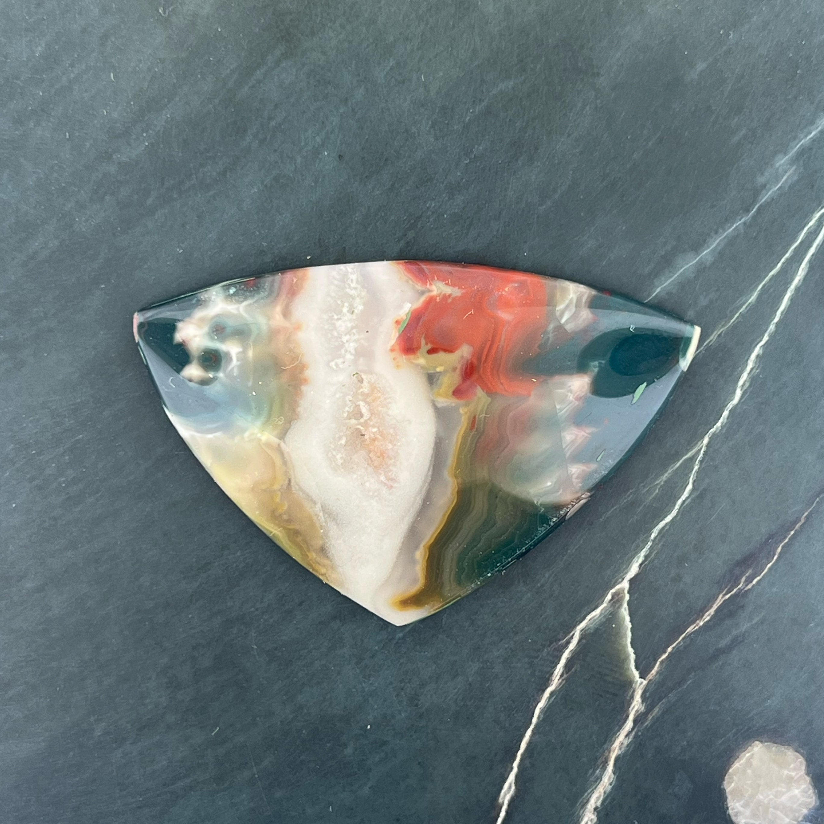 Idaho Sunset Agate Hand Cut Cabochon