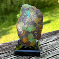 Polychrome Hubei Turquoise Face Polished Display Specimen