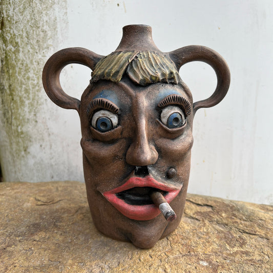Handmade Pottery Facejug #4 “Tammy Lynn”