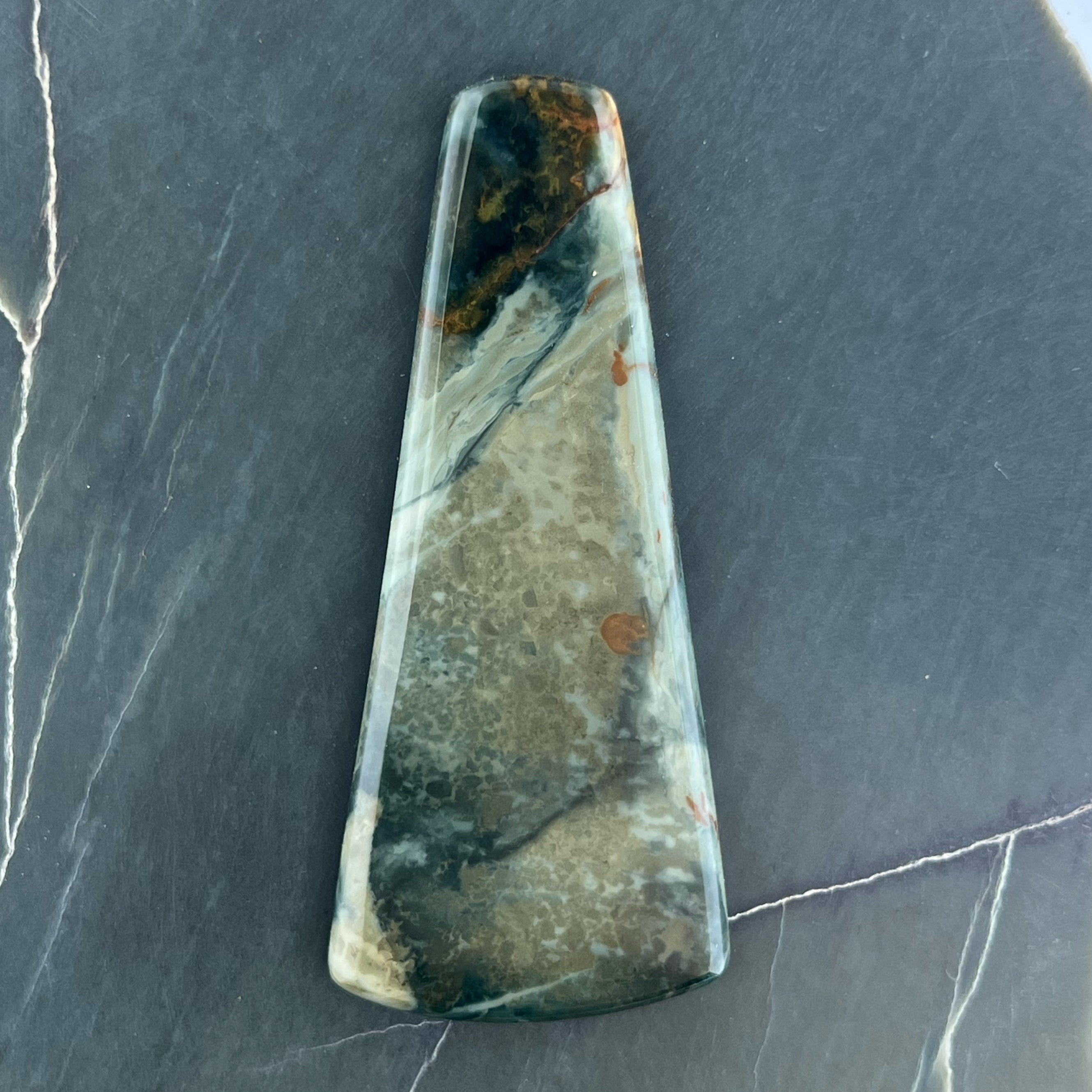 Morrisonite Jasper Hand Cut Cabochon from Oregon