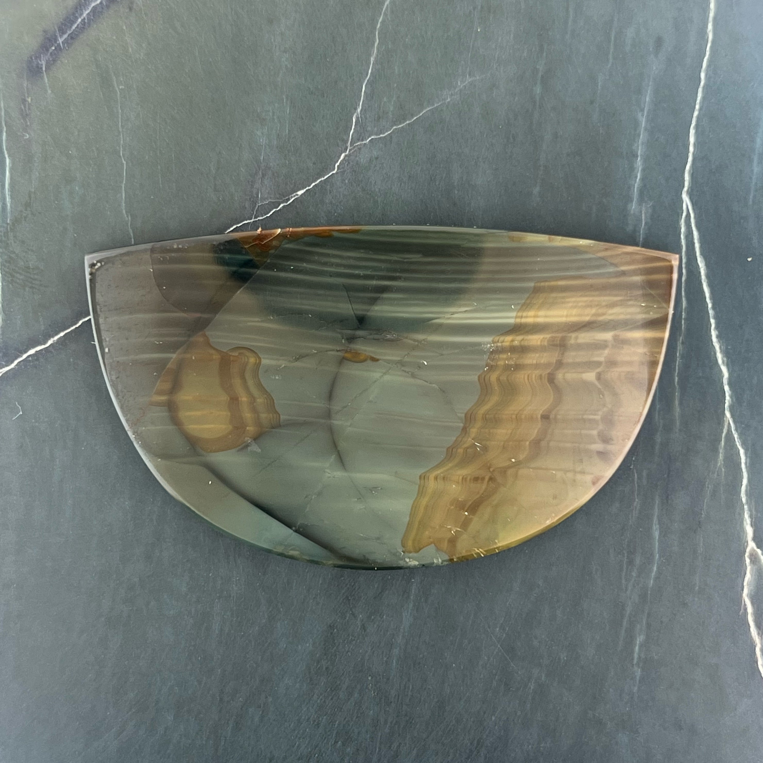 Blue Mountain Jasper Hand Cut Cabochon from Oregon