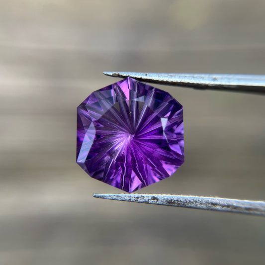 13ct Fantasy Cut Amethyst Gemstone from Brazil