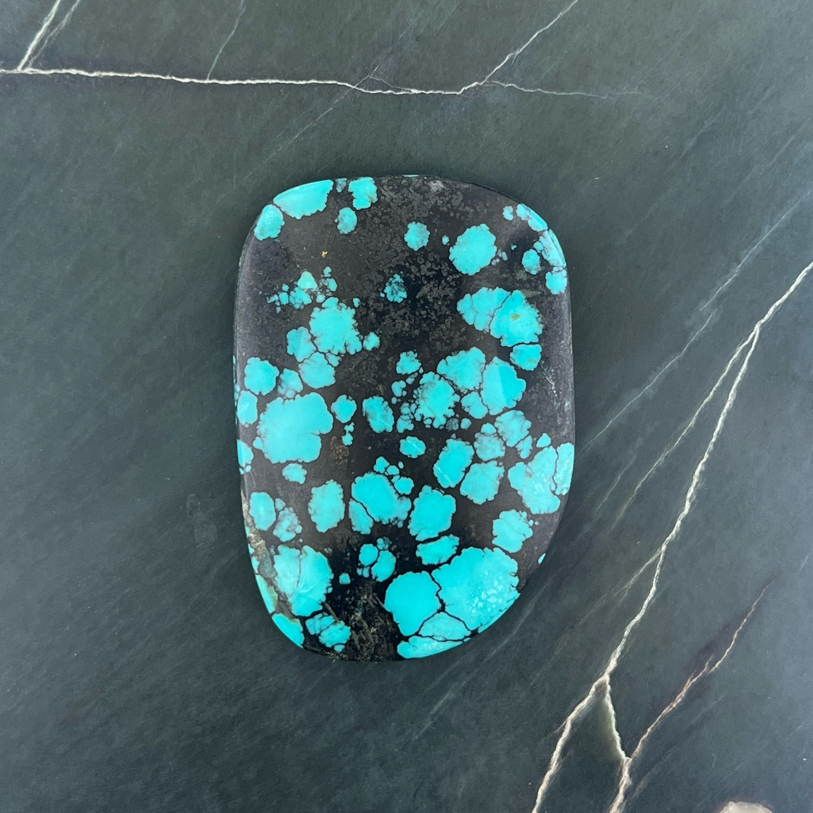 Hubei Turquoise Hand Cut Cabochon
