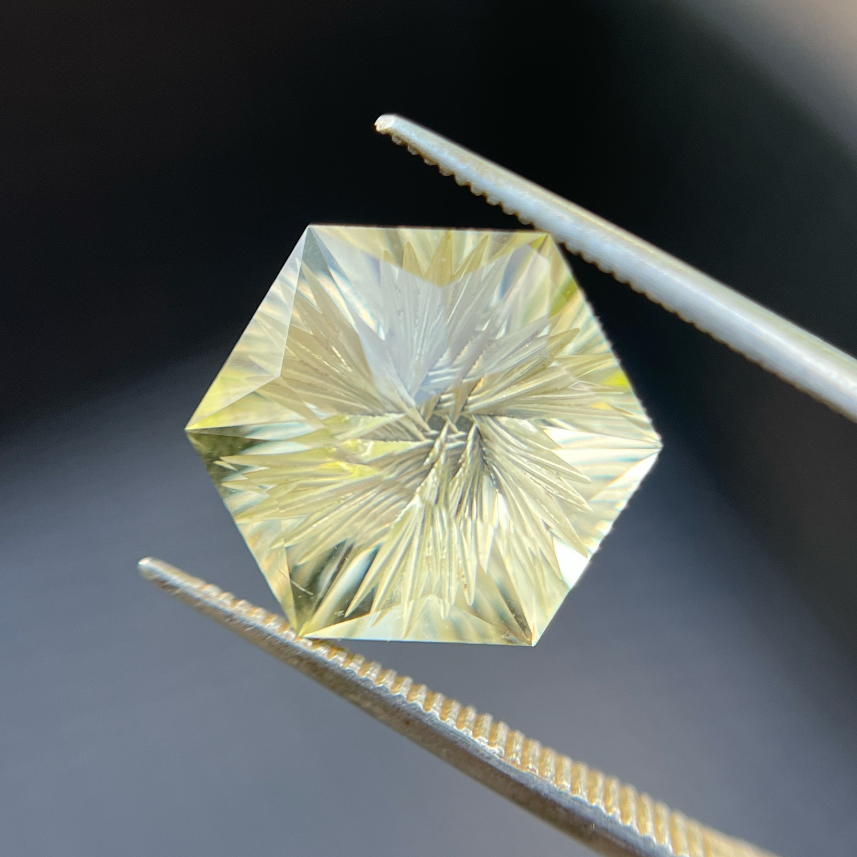5.7ct Fantasy Cut Citrine Gemstone from California