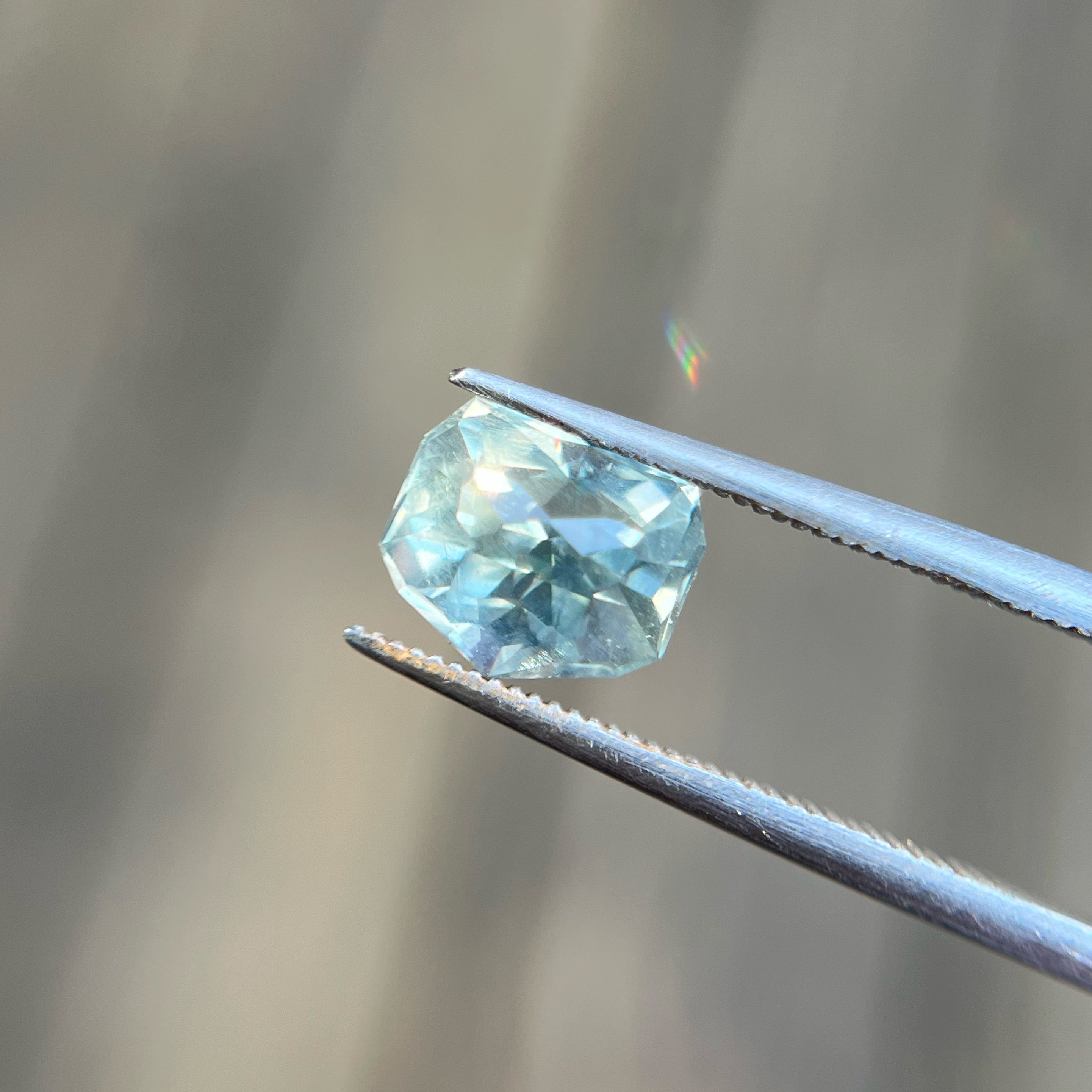 2.5ct Precision Cut Sapphire Gemstone from Umba Valley, Tanzania