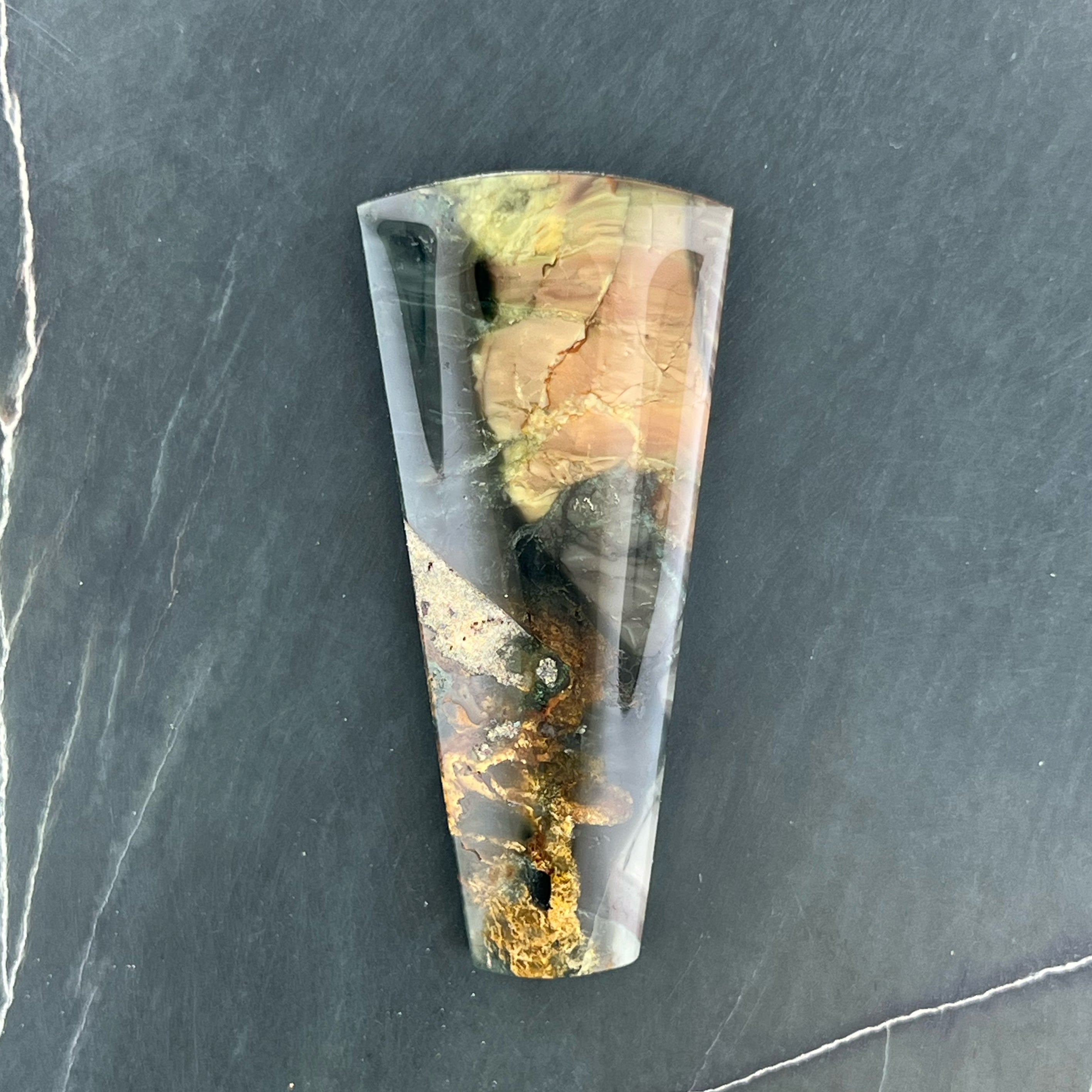 Morrisonite Jasper Hand Cut Cabochon from Oregon