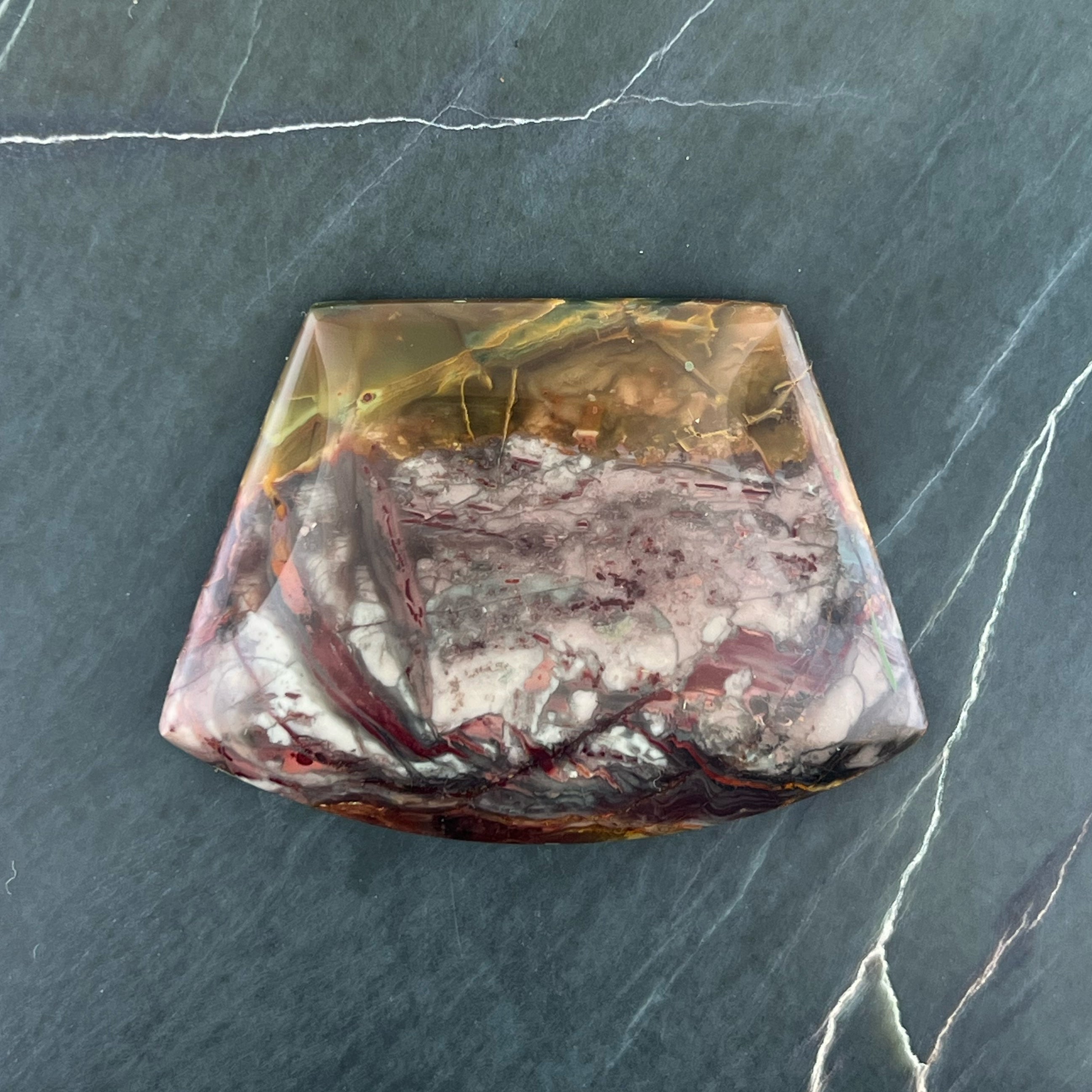 Morrisonite Jasper Hand Cut Cabochon from Oregon
