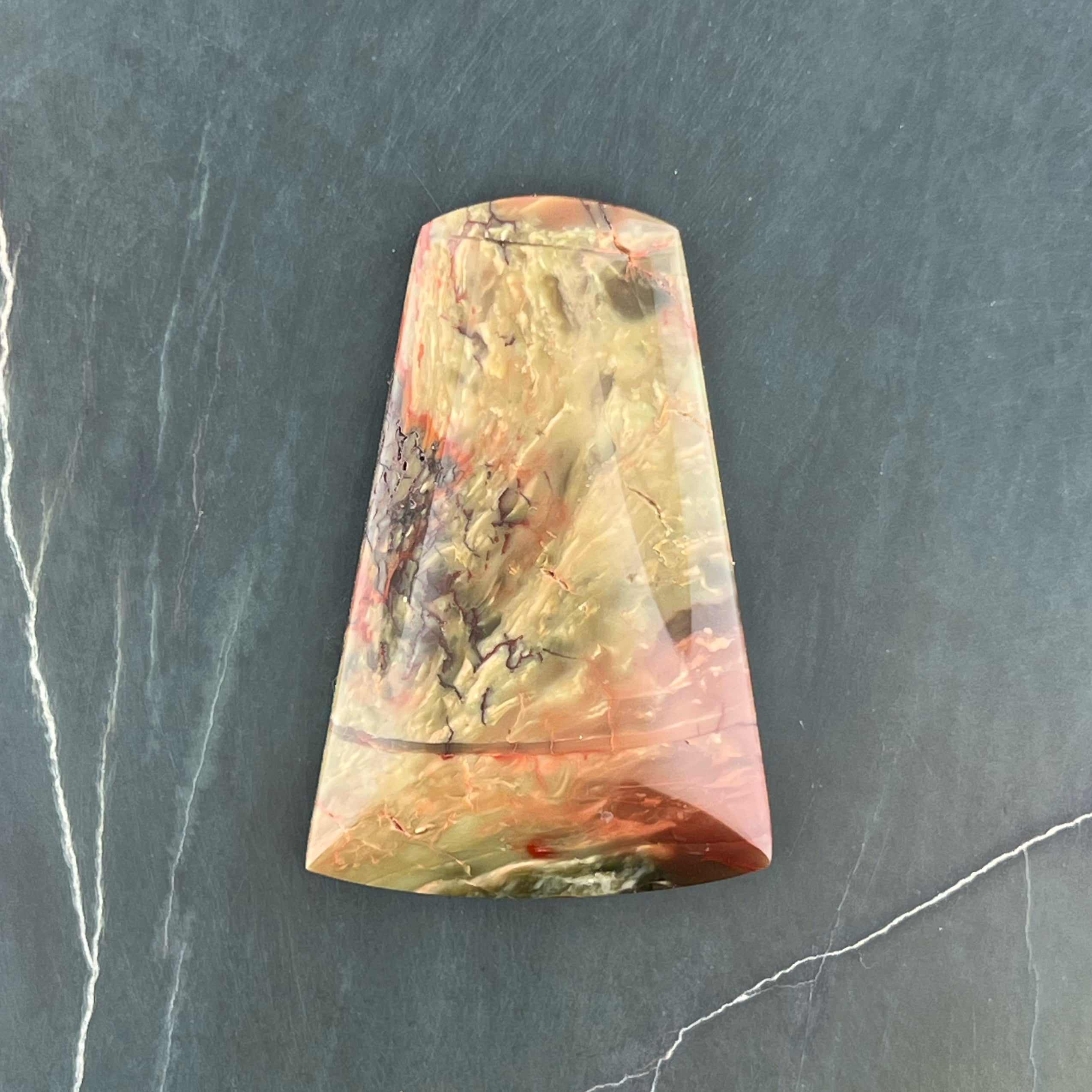 Morrisonite Jasper Hand Cut Cabochon from Oregon