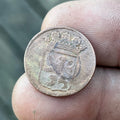 1792 Dutch East India Company (VOC) Copper 1 Duit Colonial Copper Coin