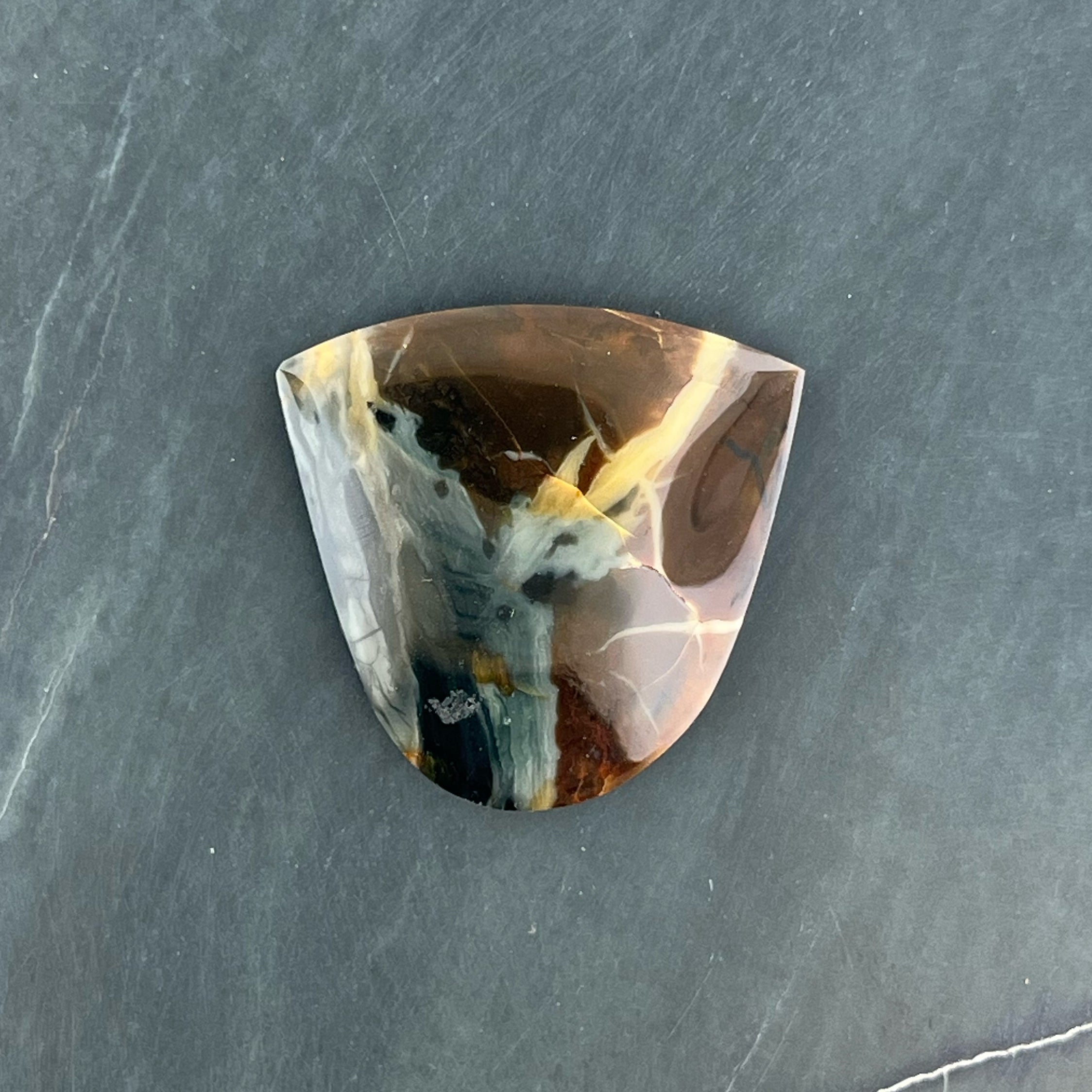 Morrisonite Jasper Hand Cut Cabochon from Oregon