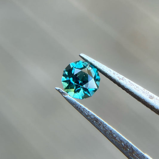 0.65ct Precision Cut Blue Tourmaline Gemstone from Afghanistan