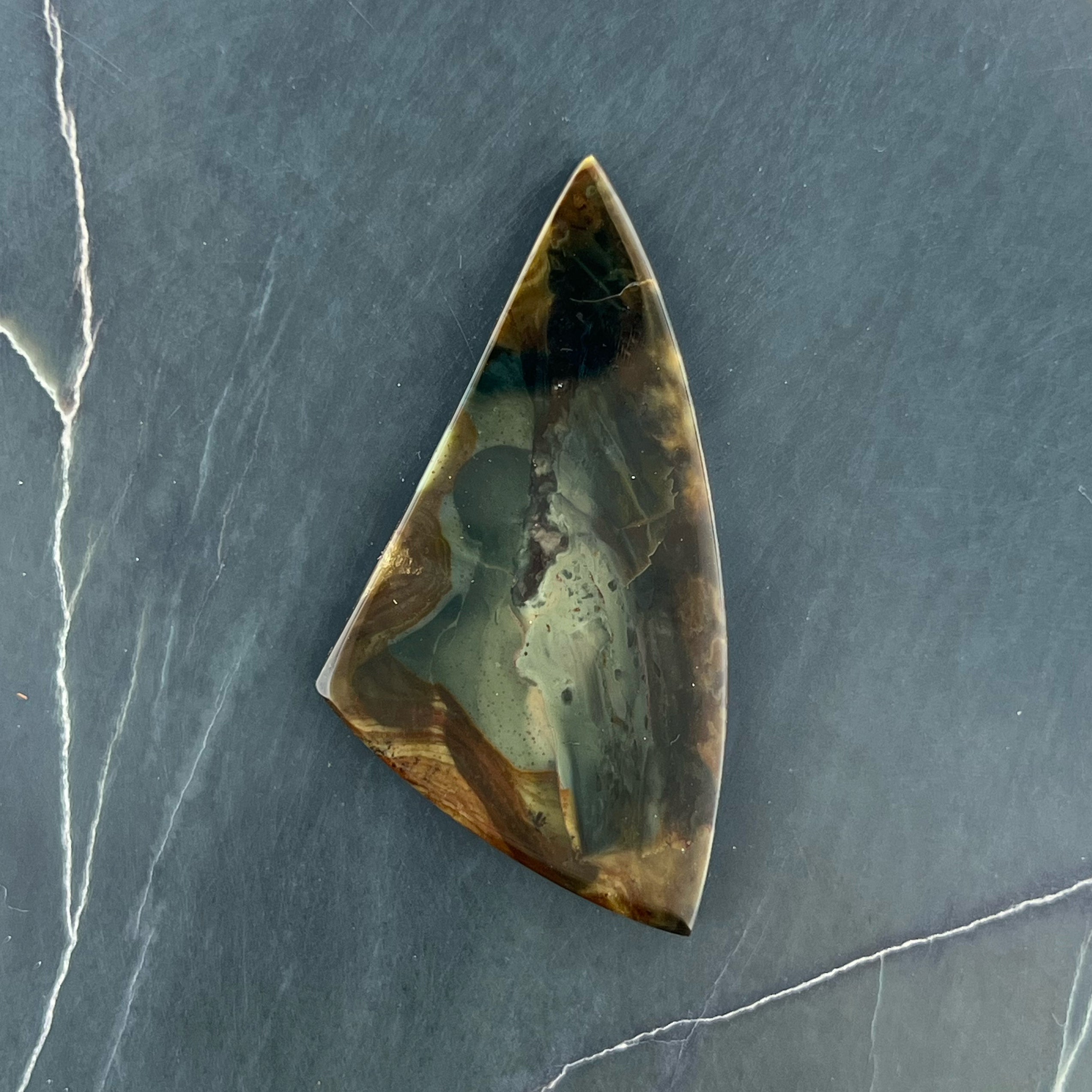 Morrisonite Jasper Hand Cut Cabochon from Oregon
