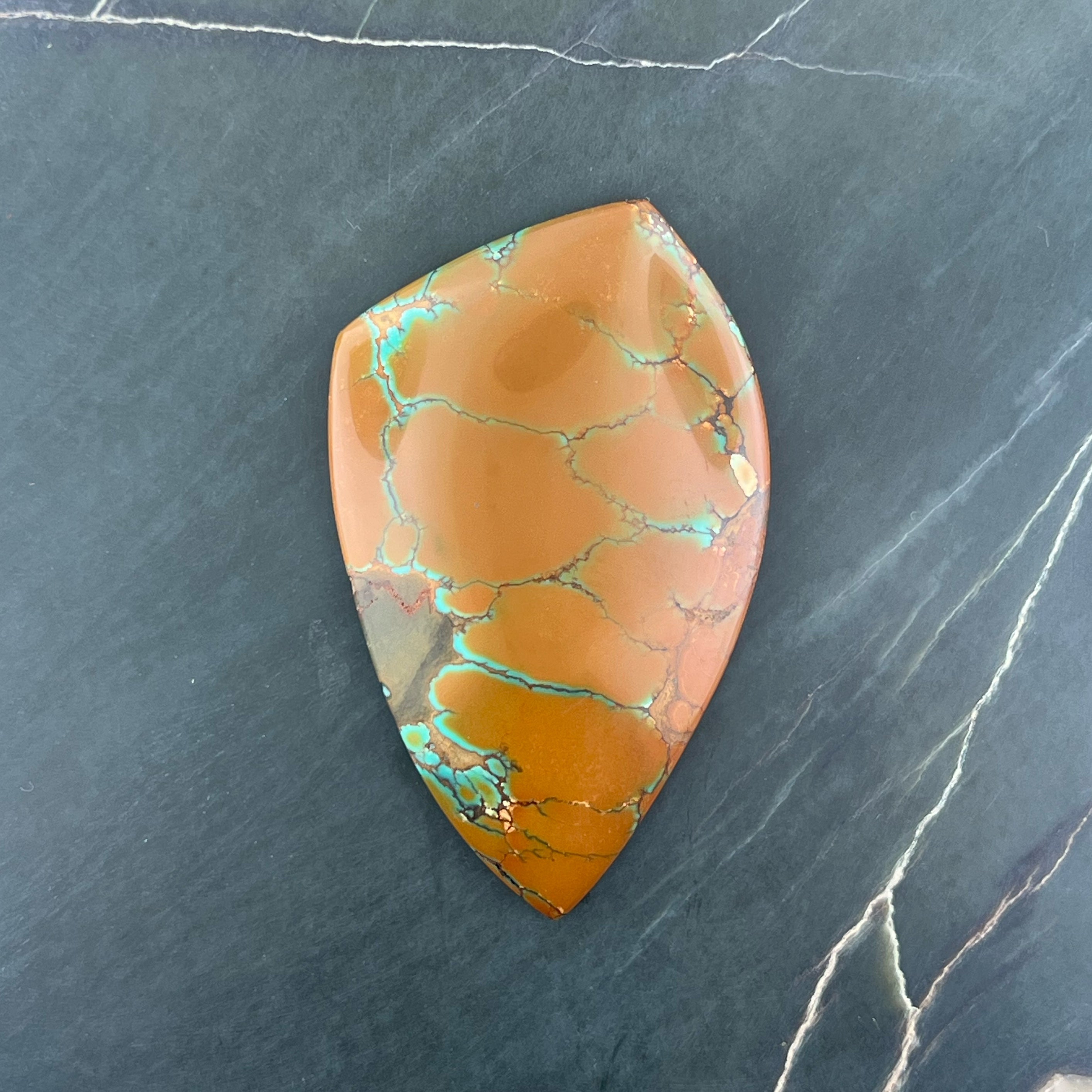 Hubei Turquoise Hand Cut Cabochon